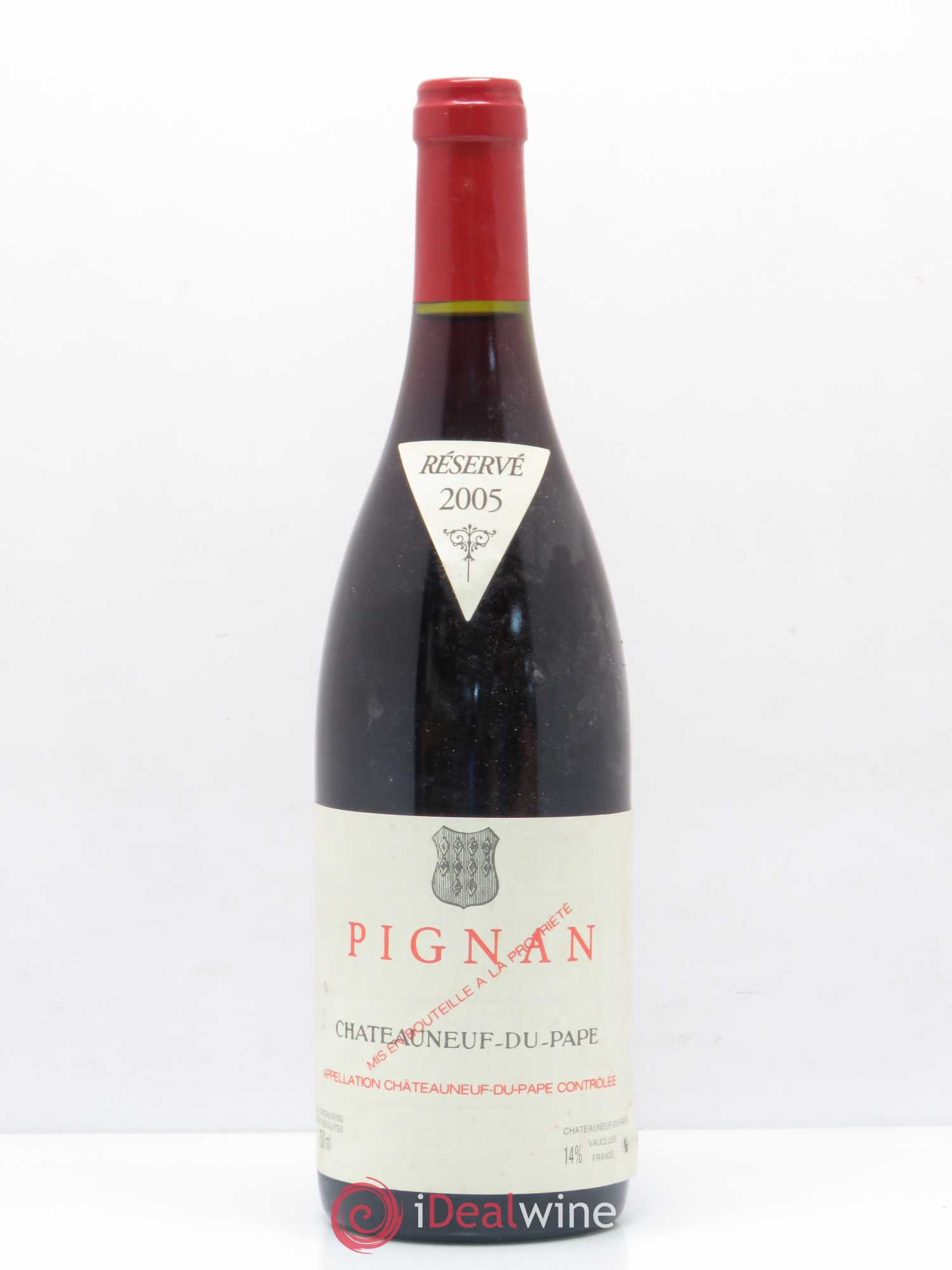 Châteauneuf-du-Pape Pignan Emmanuel Reynaud 2005 - Lot de 1 bouteille - 0