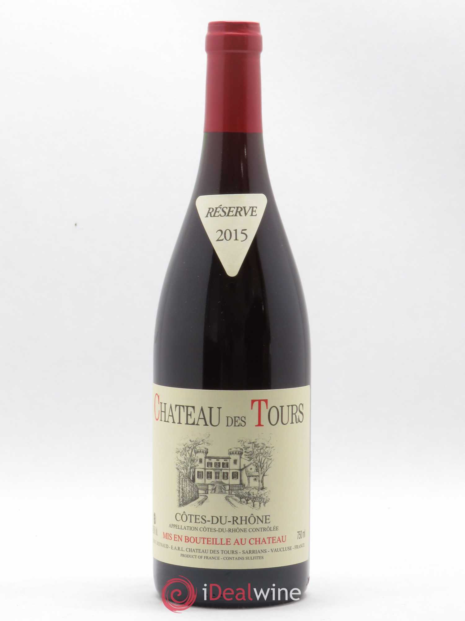 Côtes-du-Rhône Château des Tours Emmanuel Reynaud 2015 - Lot de 1 bouteille - 0