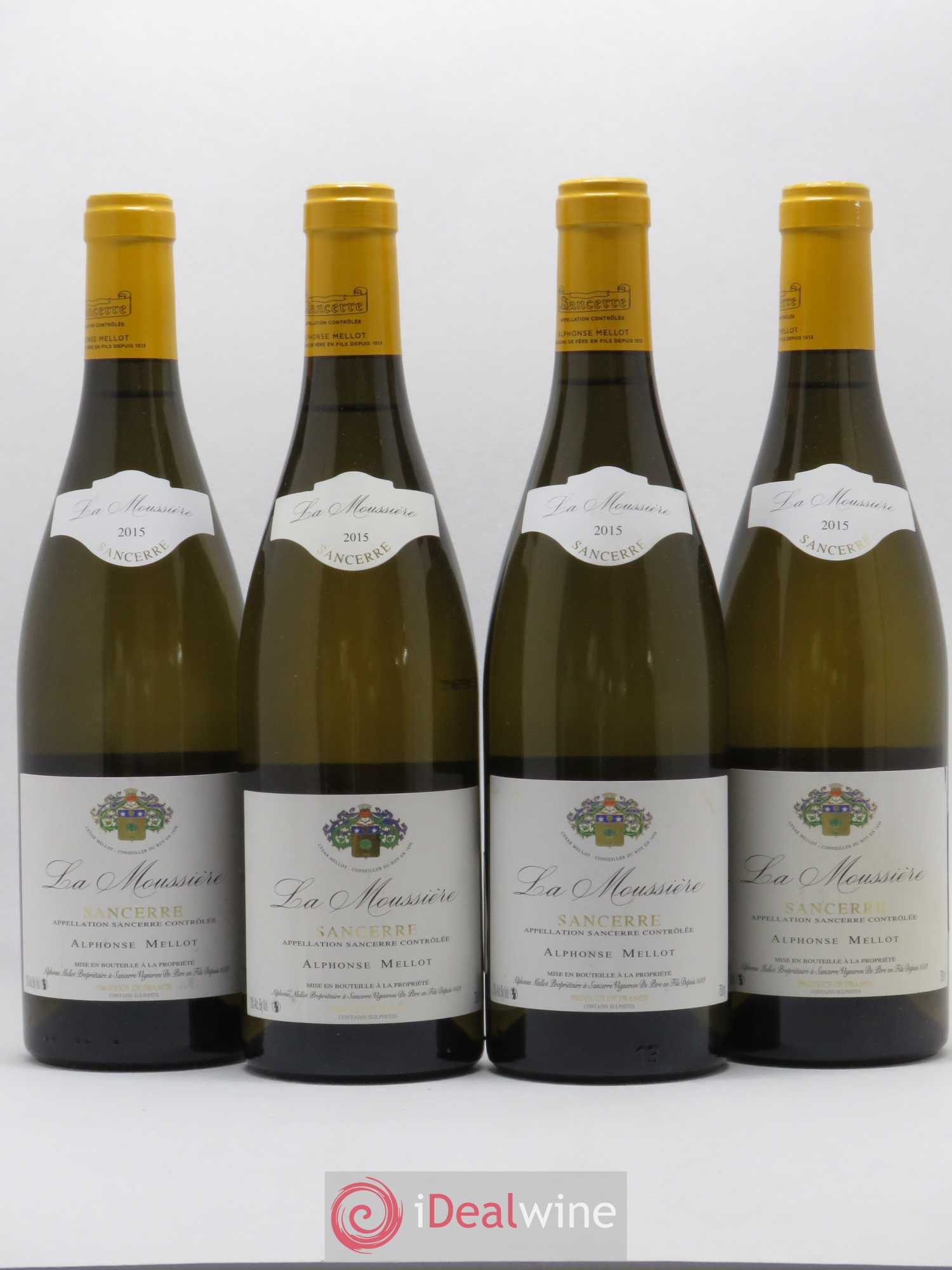 Sancerre La Moussière Alphonse Mellot 2015 - Lot de 4 bouteilles - 0