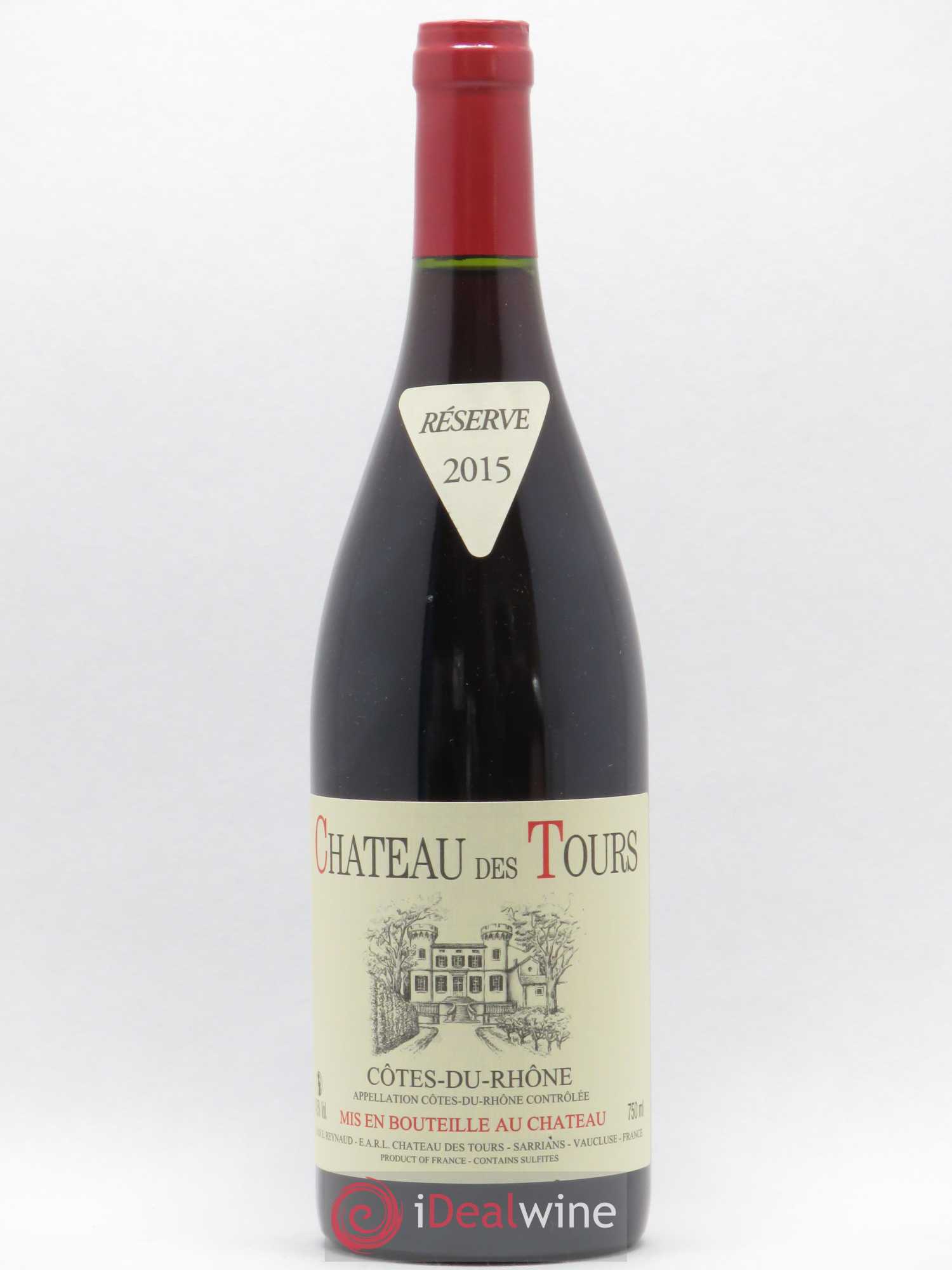 Côtes-du-Rhône Château des Tours Emmanuel Reynaud 2015 - Lot de 1 bouteille - 0