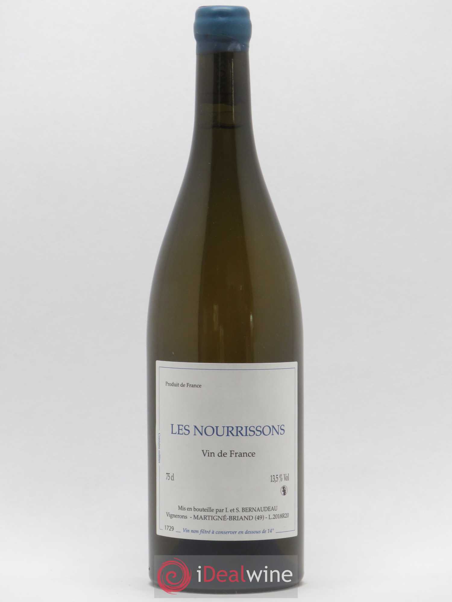 Vin de France Les Nourrissons Stéphane Bernaudeau 2018 - Lot de 1 bouteille - 0