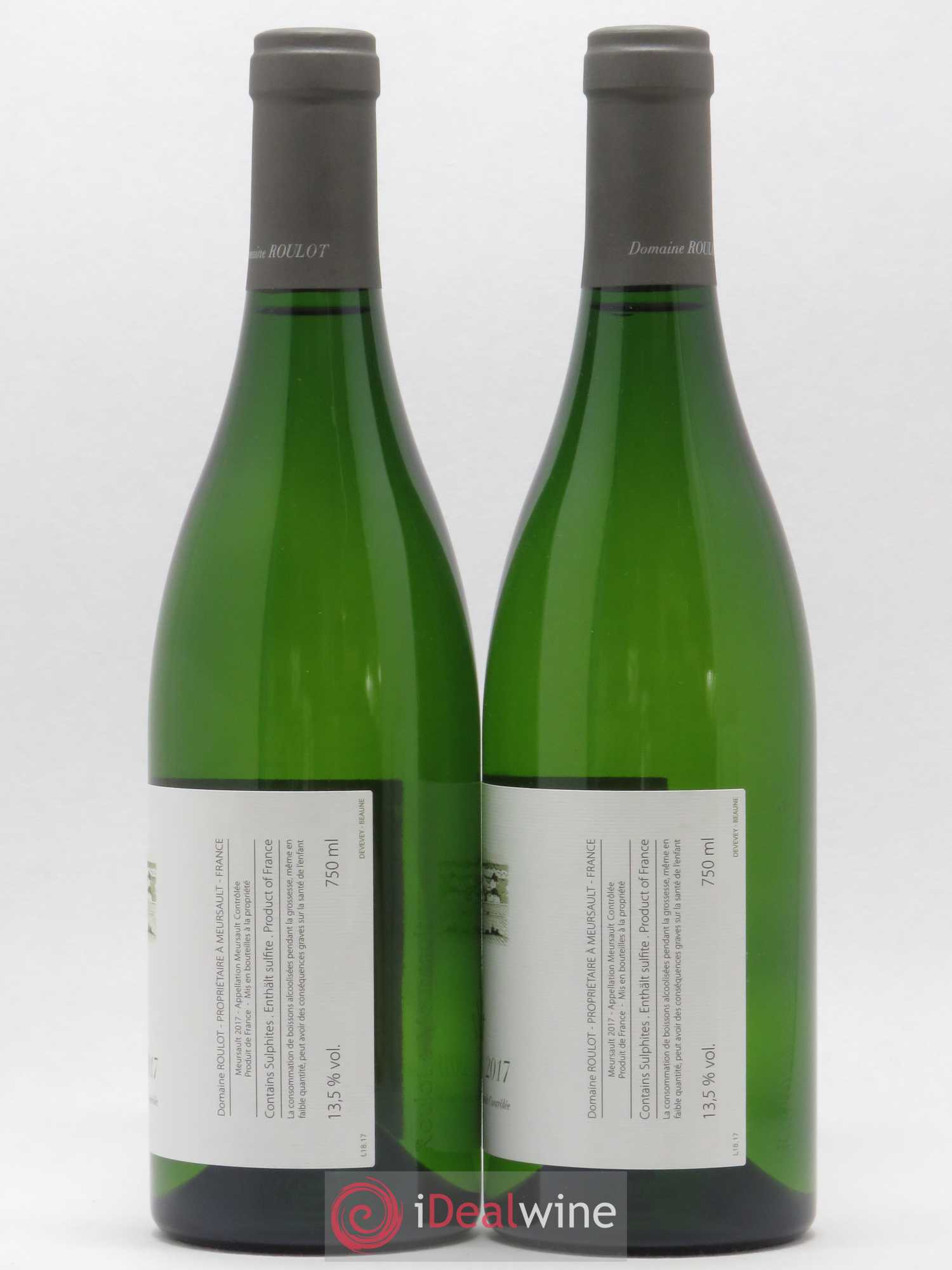 Meursault Roulot (Domaine) 2017 - Lot of 2 bottles - 1