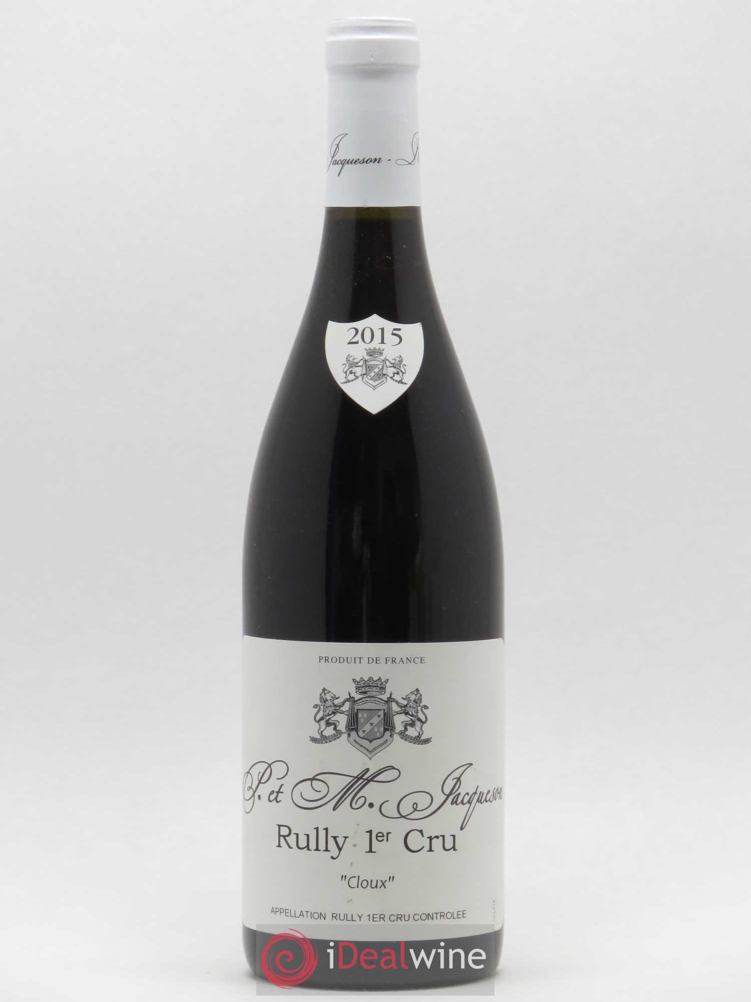 Rully 1er Cru Les Cloux Paul & Marie Jacqueson 2015 - Lot de 1 bouteille - 0