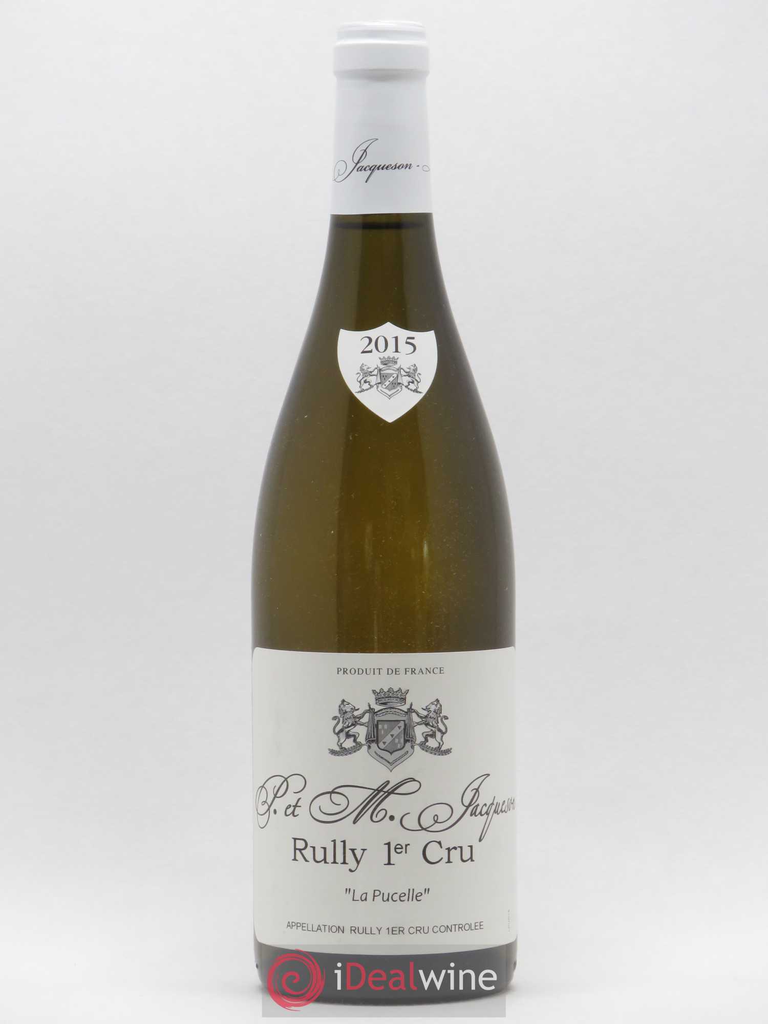 Rully 1er Cru La Pucelle Paul & Marie Jacqueson 2015 - Lot de 1 bouteille - 0