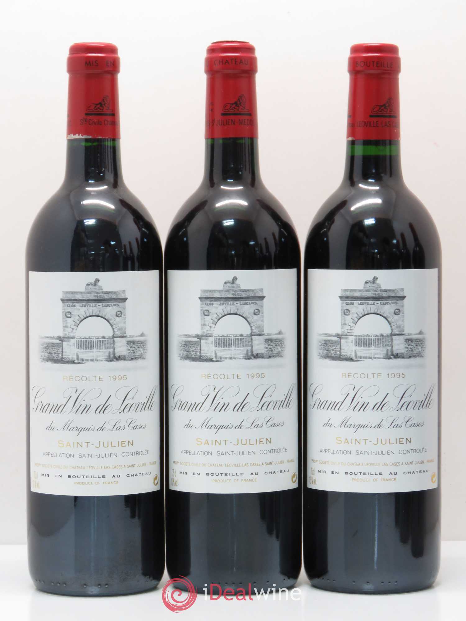 Château Léoville Las Cases 2ème Grand Cru Classé 1995 - Lot de 6 bouteilles - 2