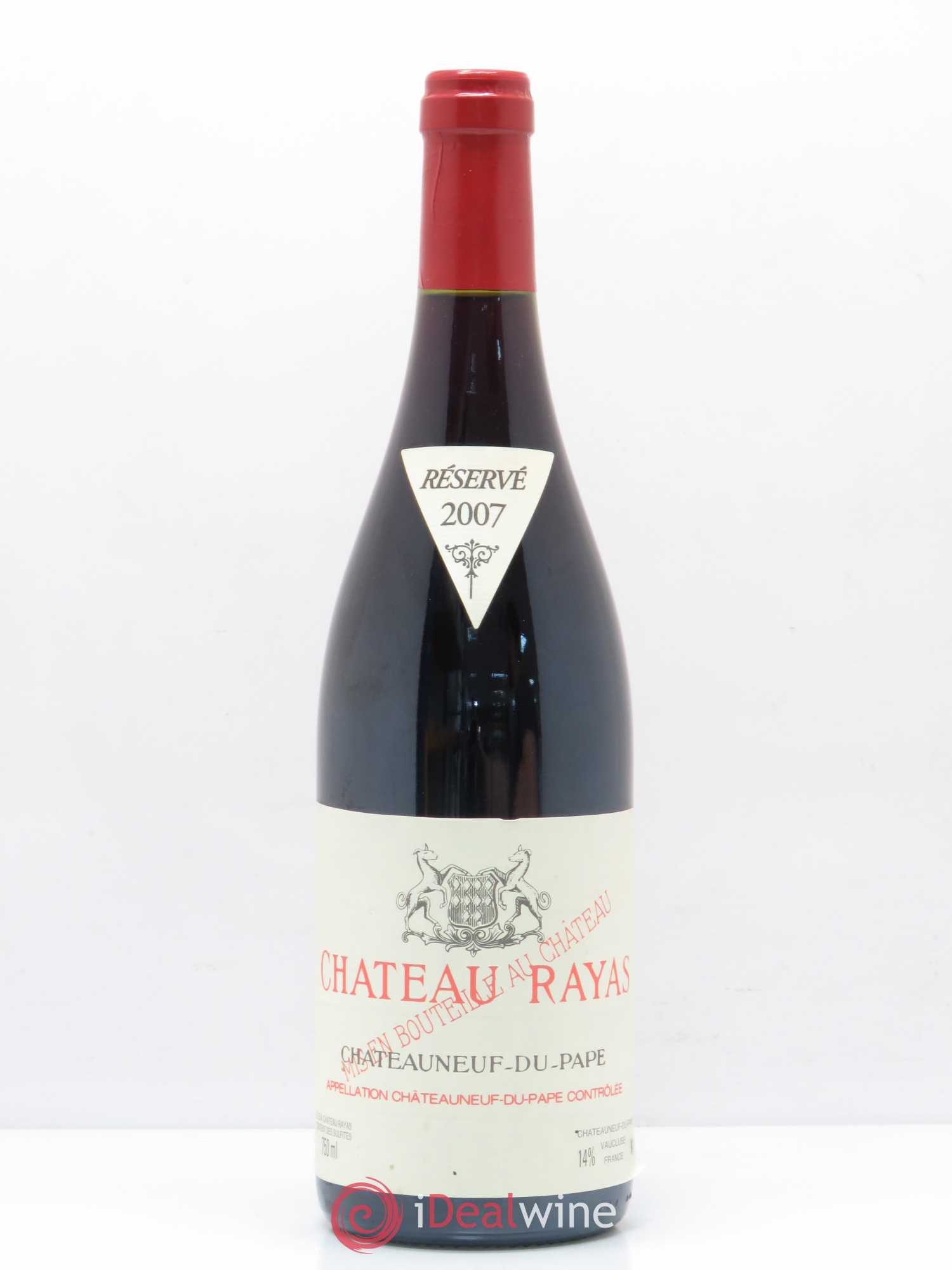 Châteauneuf-du-Pape Château Rayas Emmanuel Reynaud 2007 - Lot de 1 bouteille - 0