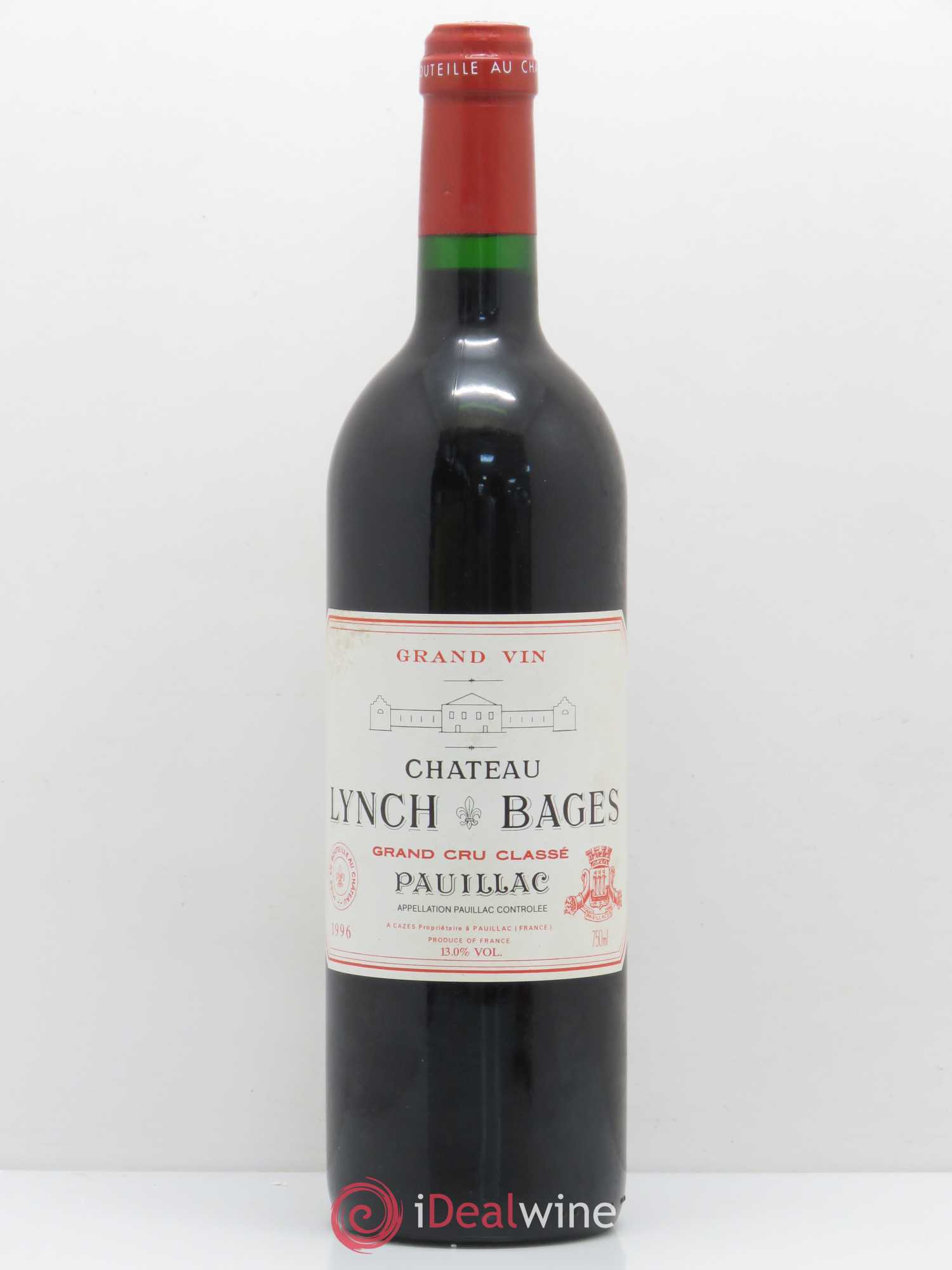 Château Lynch Bages 5ème Grand Cru Classé 1996 - Lot de 1 bouteille - 0