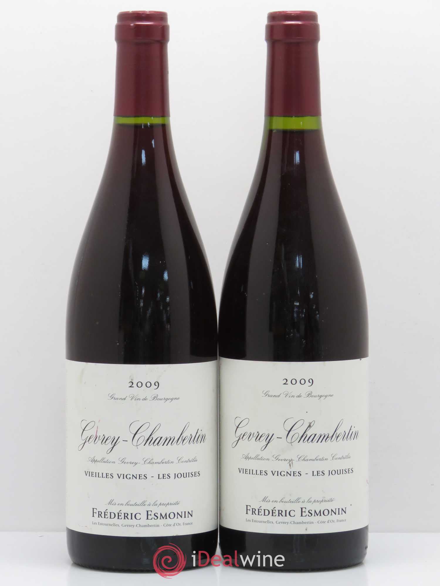 Gevrey-Chambertin Vieilles Vignes - Les Jouises - Frederic Esmonin 2009 - Posten von 2 Flaschen - 0