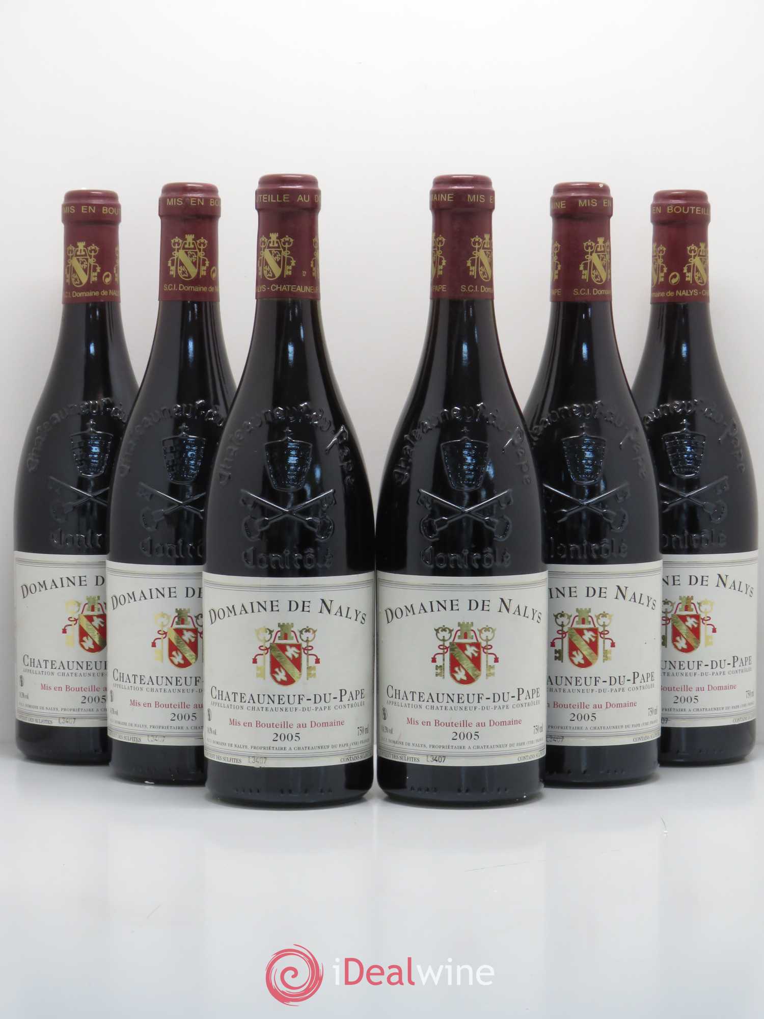 Châteauneuf-du-Pape Château de Nalys 2005 - Lot de 6 bouteilles - 0