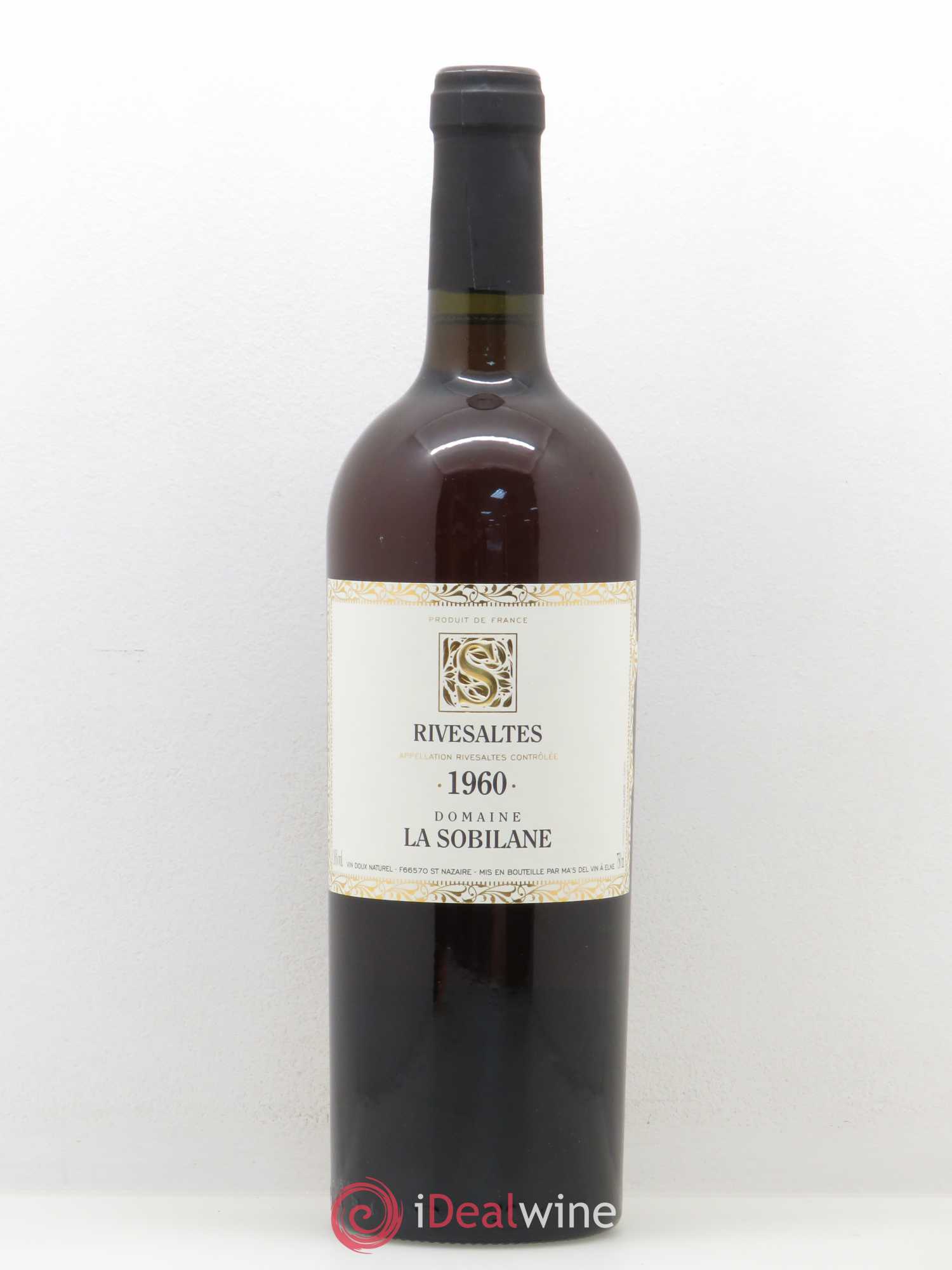 Rivesaltes La Sobilane (Domaine) (sans prix de réserve) 1960 - Lot de 1 bouteille - 0