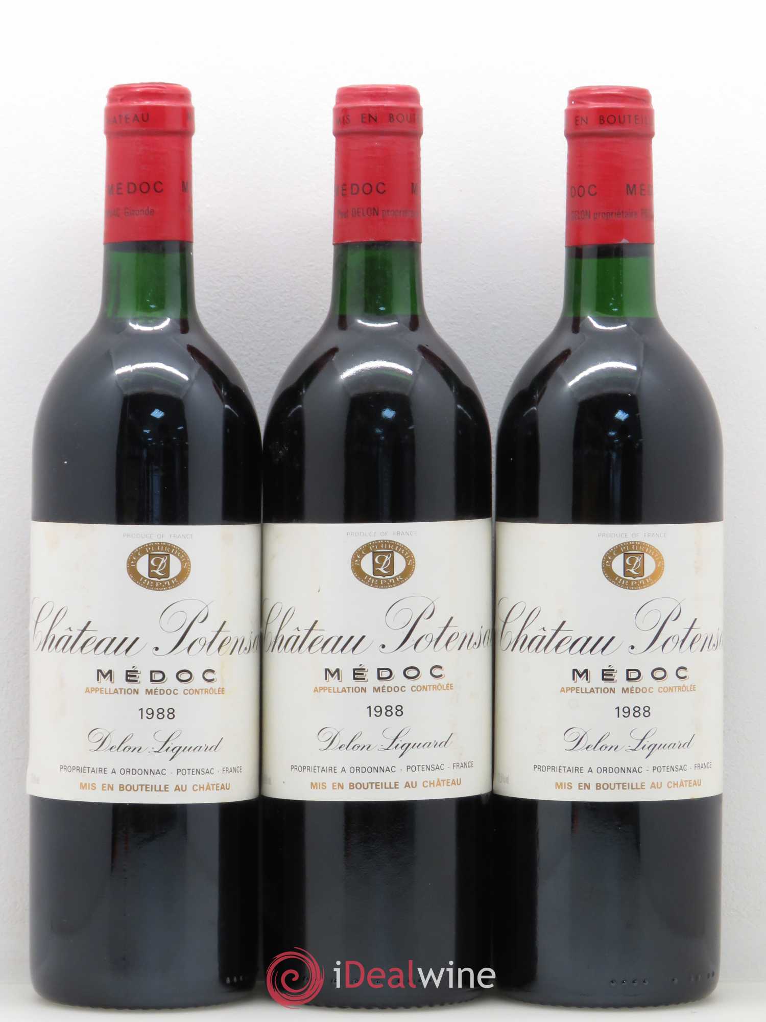 Château Potensac (sans prix de réserve) 1988 - Lot de 12 bouteilles - 1