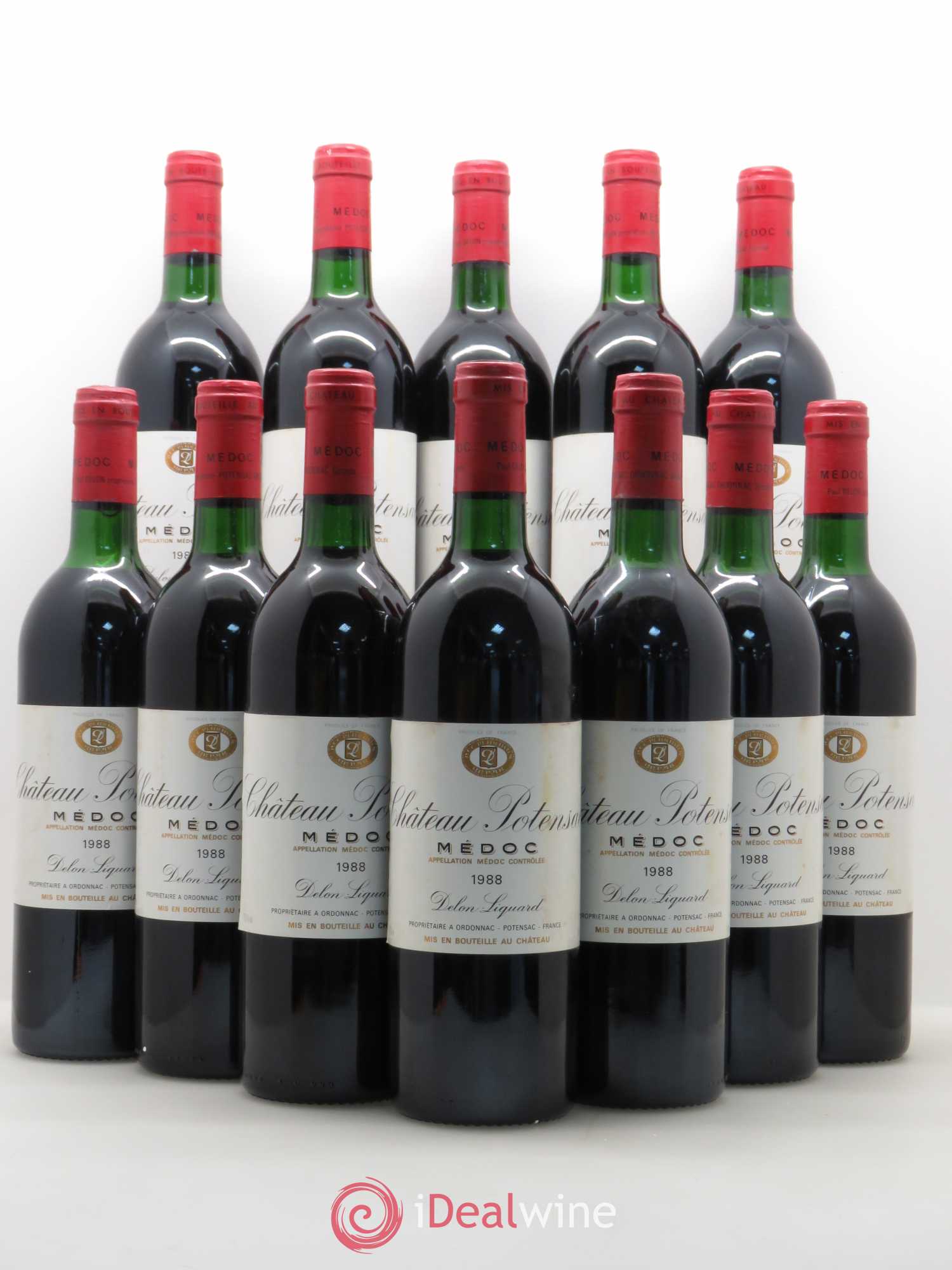 Château Potensac (sans prix de réserve) 1988 - Lot de 12 bouteilles - 0