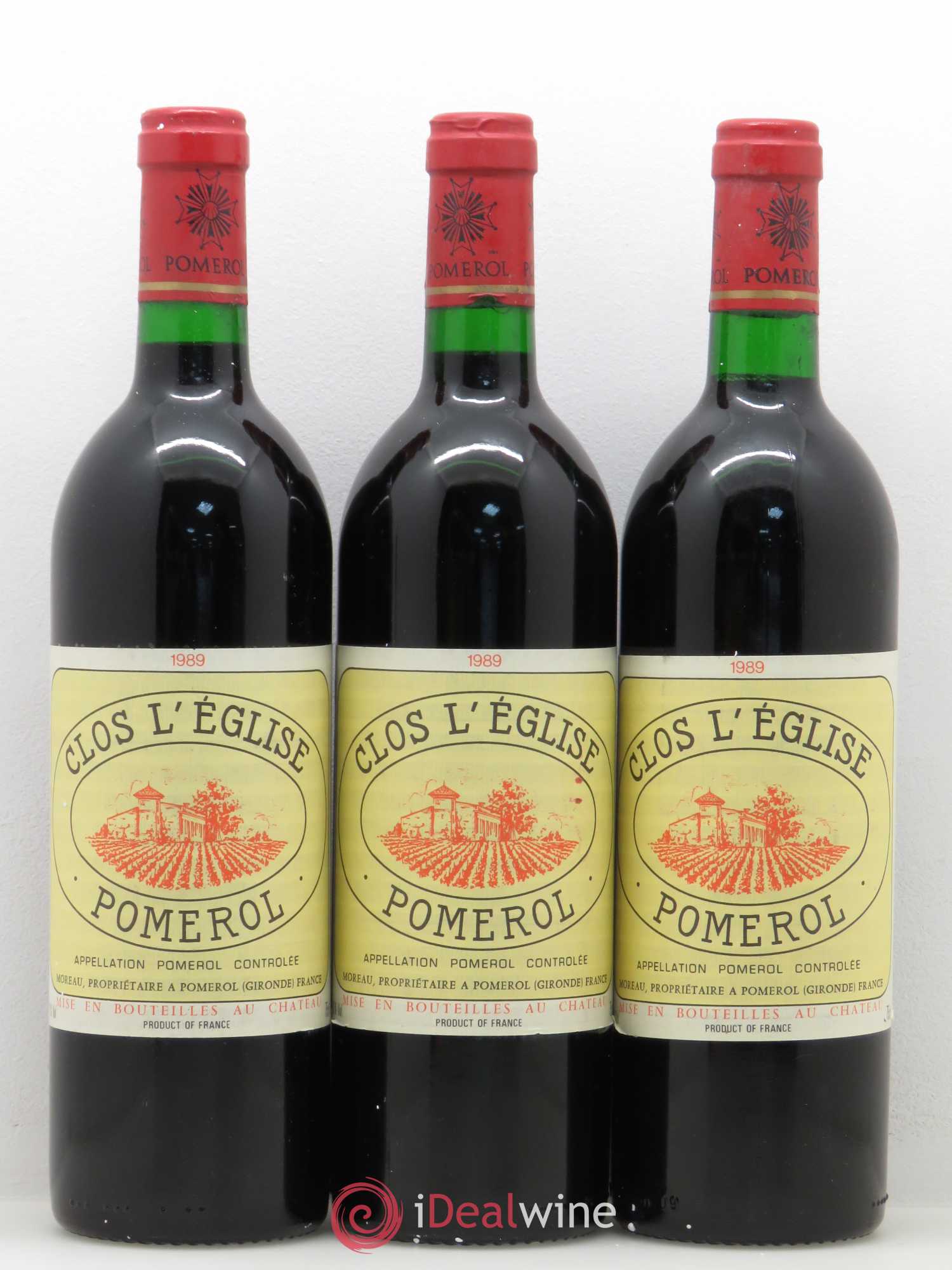 Clos l'Eglise (sans prix de réserve) 1989 - Lot de 12 bouteilles - 3
