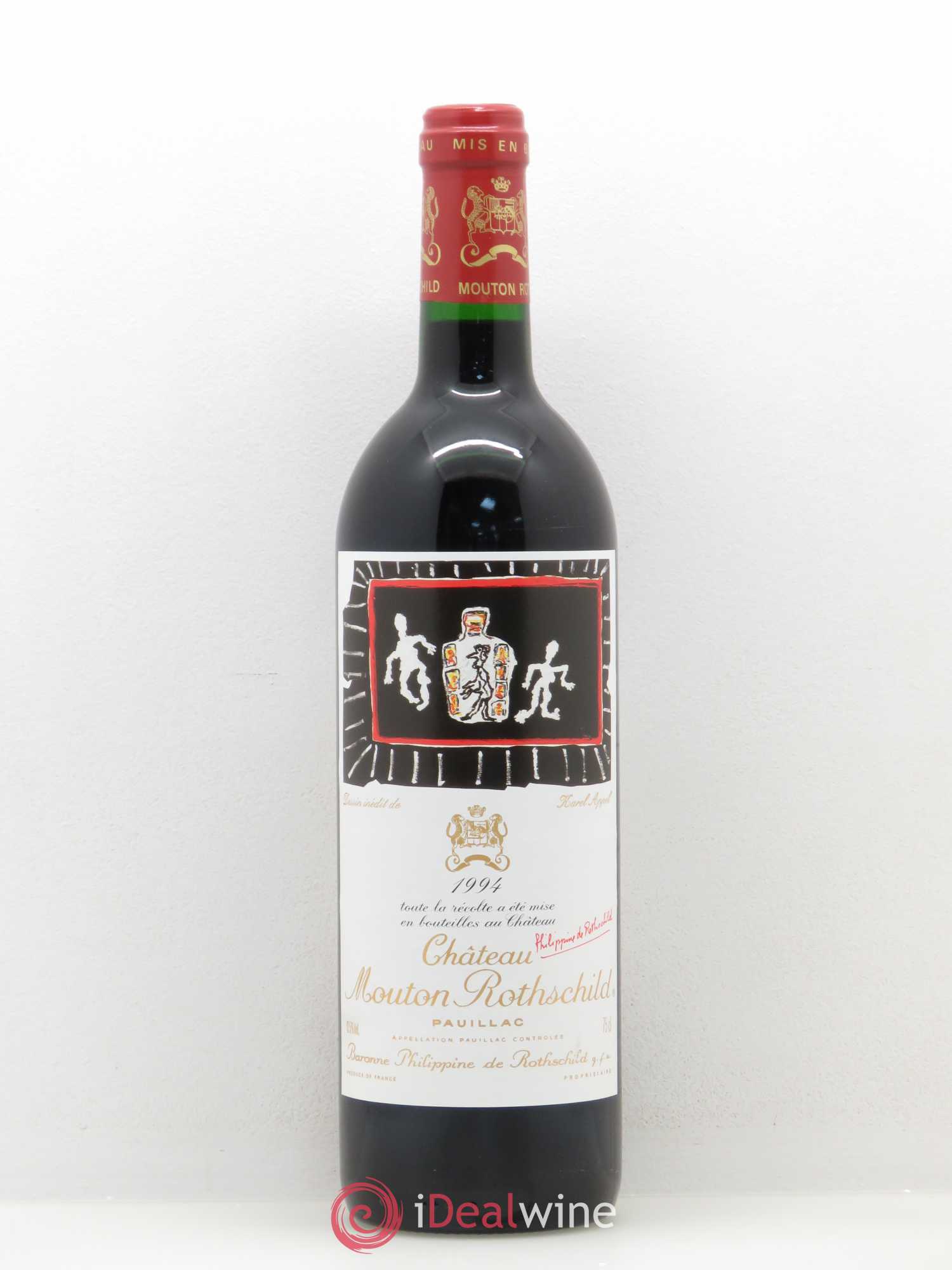 Château Mouton Rothschild 1er Grand Cru Classé (sans prix de réserve) 1994 - Lot de 1 bouteille - 0