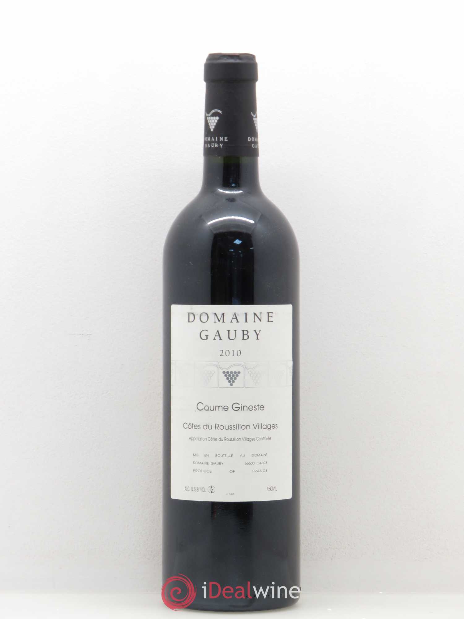 Côtes du Roussillon Villages Coume Gineste Gauby (Domaine) (sans prix de réserve) 2010 - Lot de 1 bouteille - 0