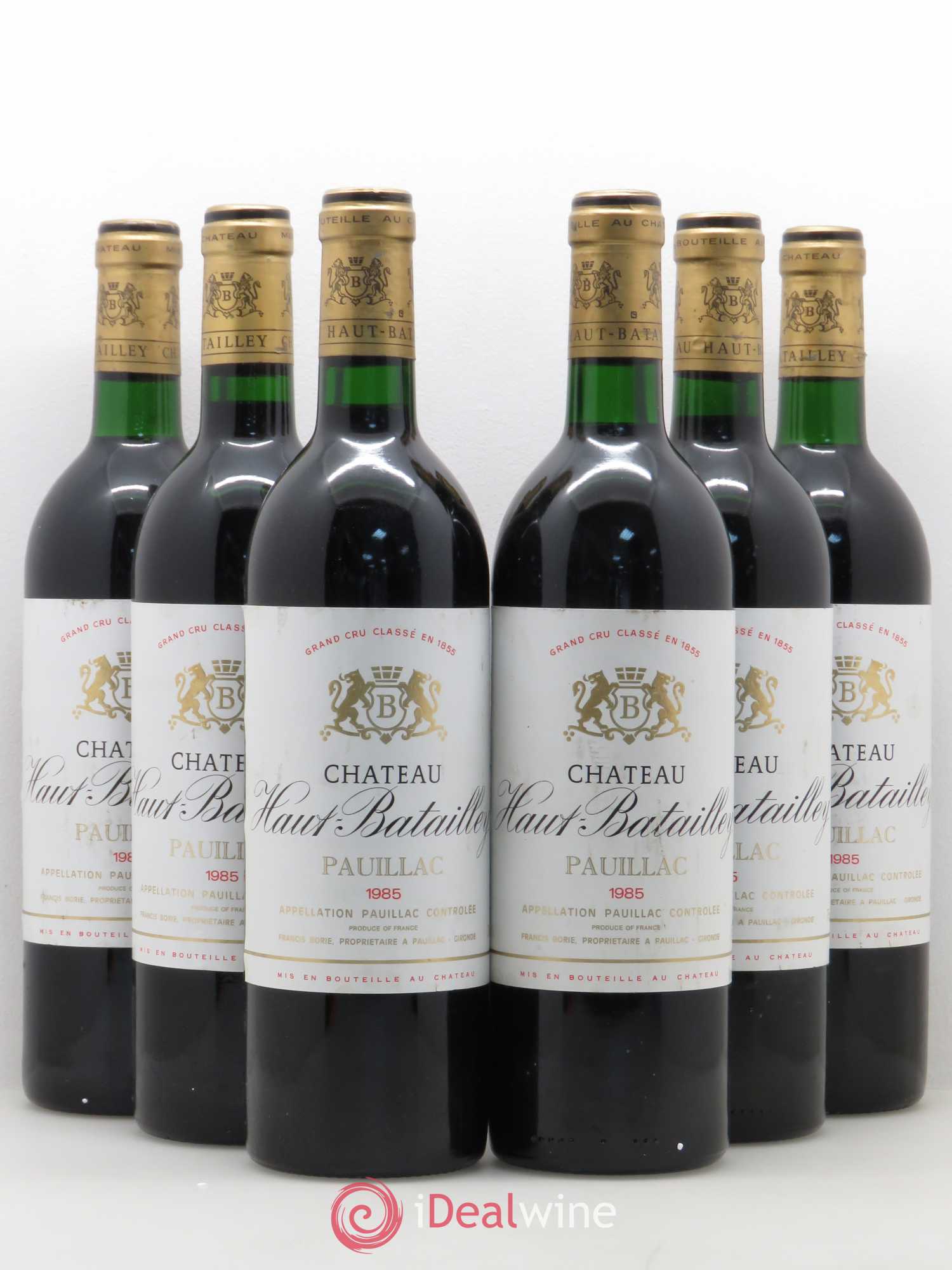Château Haut Batailley 5ème Grand Cru Classé (sans prix de réserve) 1985 - Lot de 6 bouteilles - 0