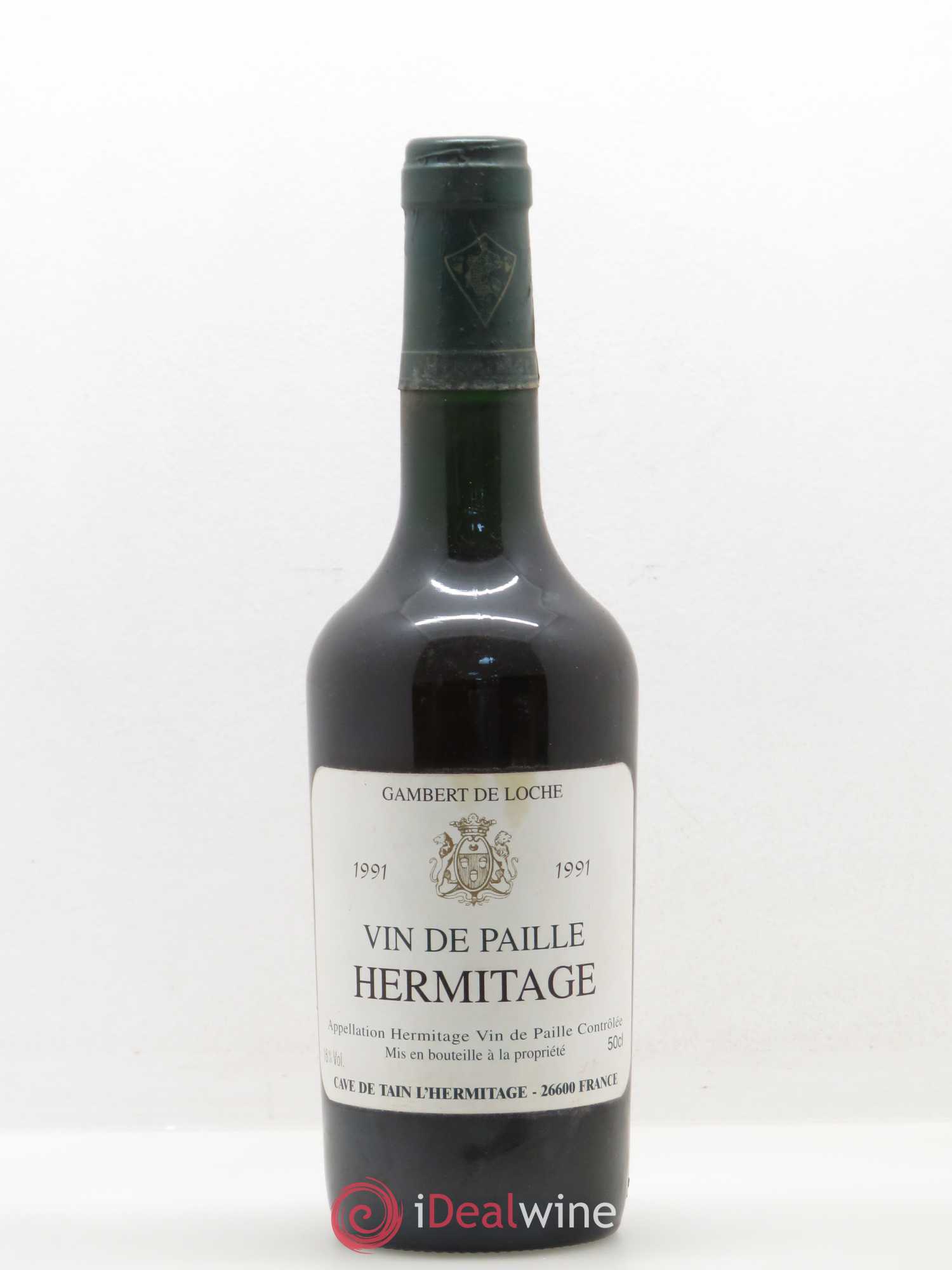 Hermitage Vin de Paille Cave De Tain L'Hermitage Gambert de Loche 1991 - Posten von 1 Demi-Flasche - 0