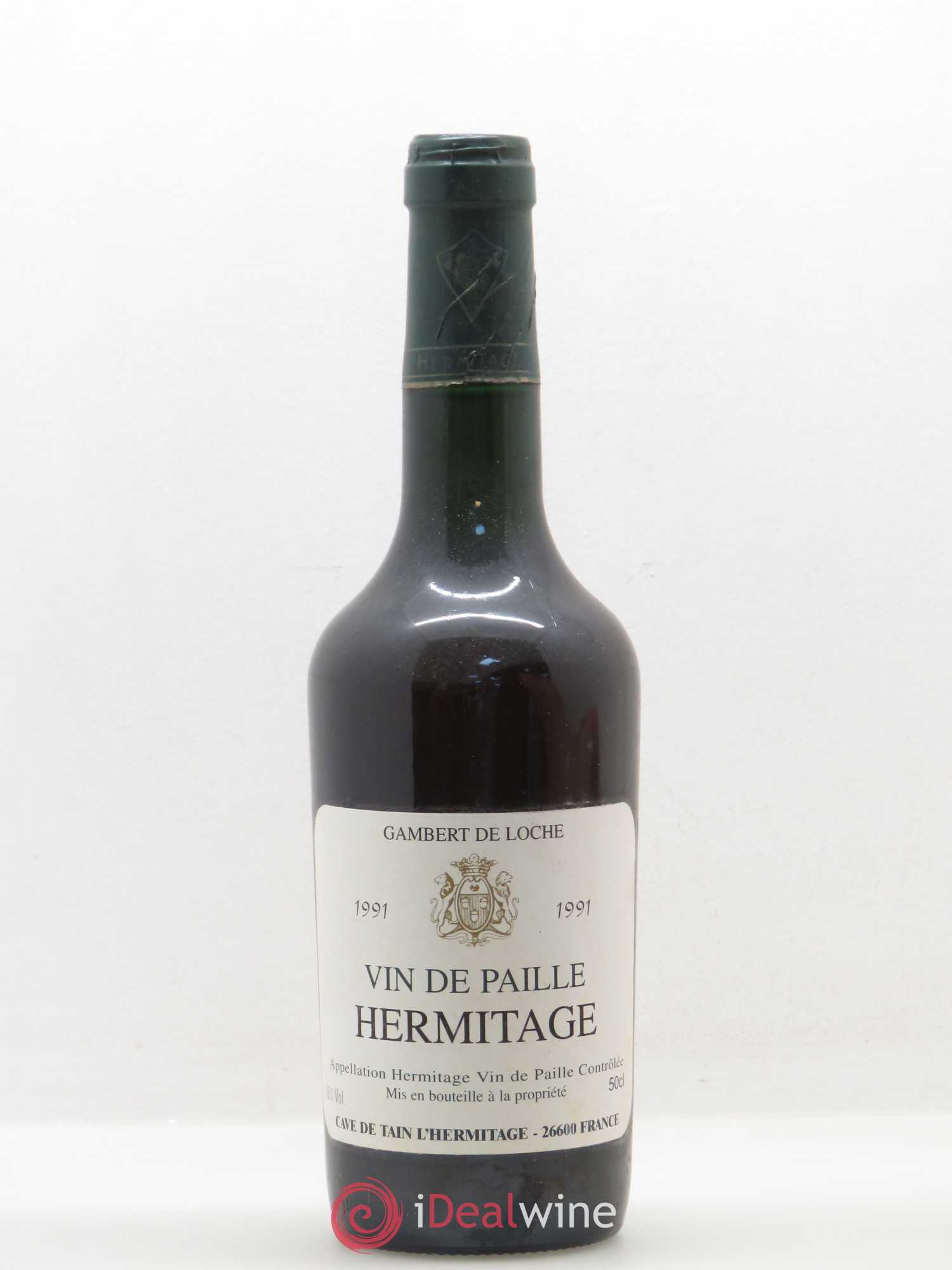 Hermitage Vin de Paille Cave De Tain L'Hermitage Gambert de Loche 1991 - Posten von 1 Demi-Flasche - 0
