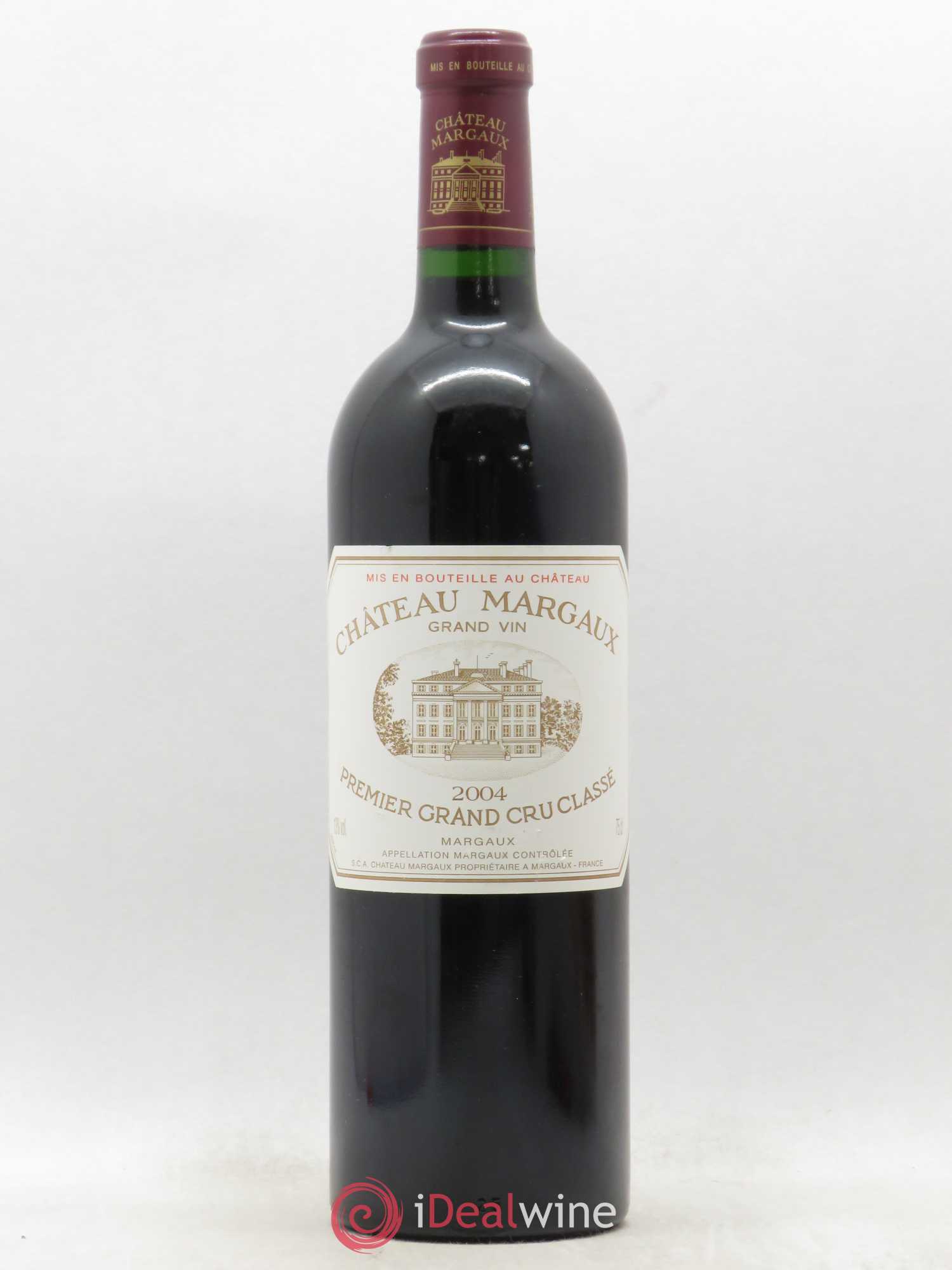Château Margaux 1er Grand Cru Classé 2004 - Lot de 1 bouteille - 0