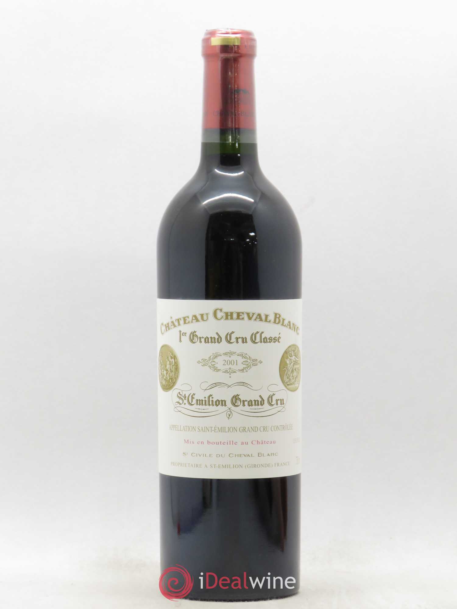 Château Cheval Blanc 1er Grand Cru Classé A 2001 - Lot de 1 bouteille - 0