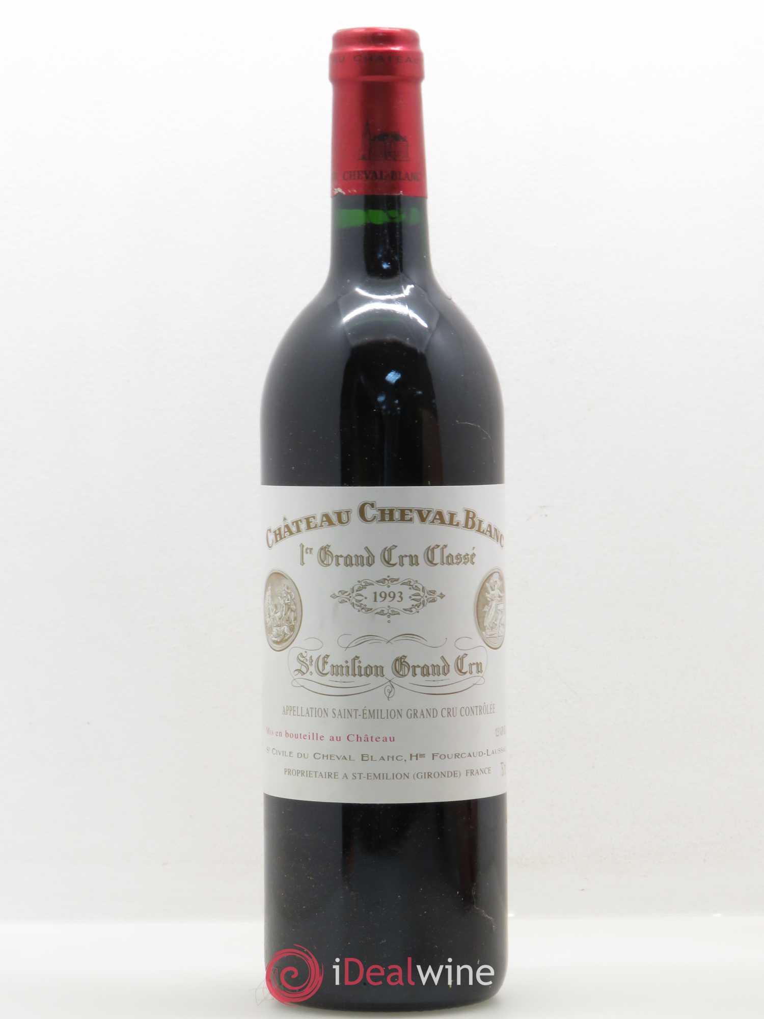 Château Cheval Blanc 1er Grand Cru Classé A 1993 - Lot de 1 bouteille - 0