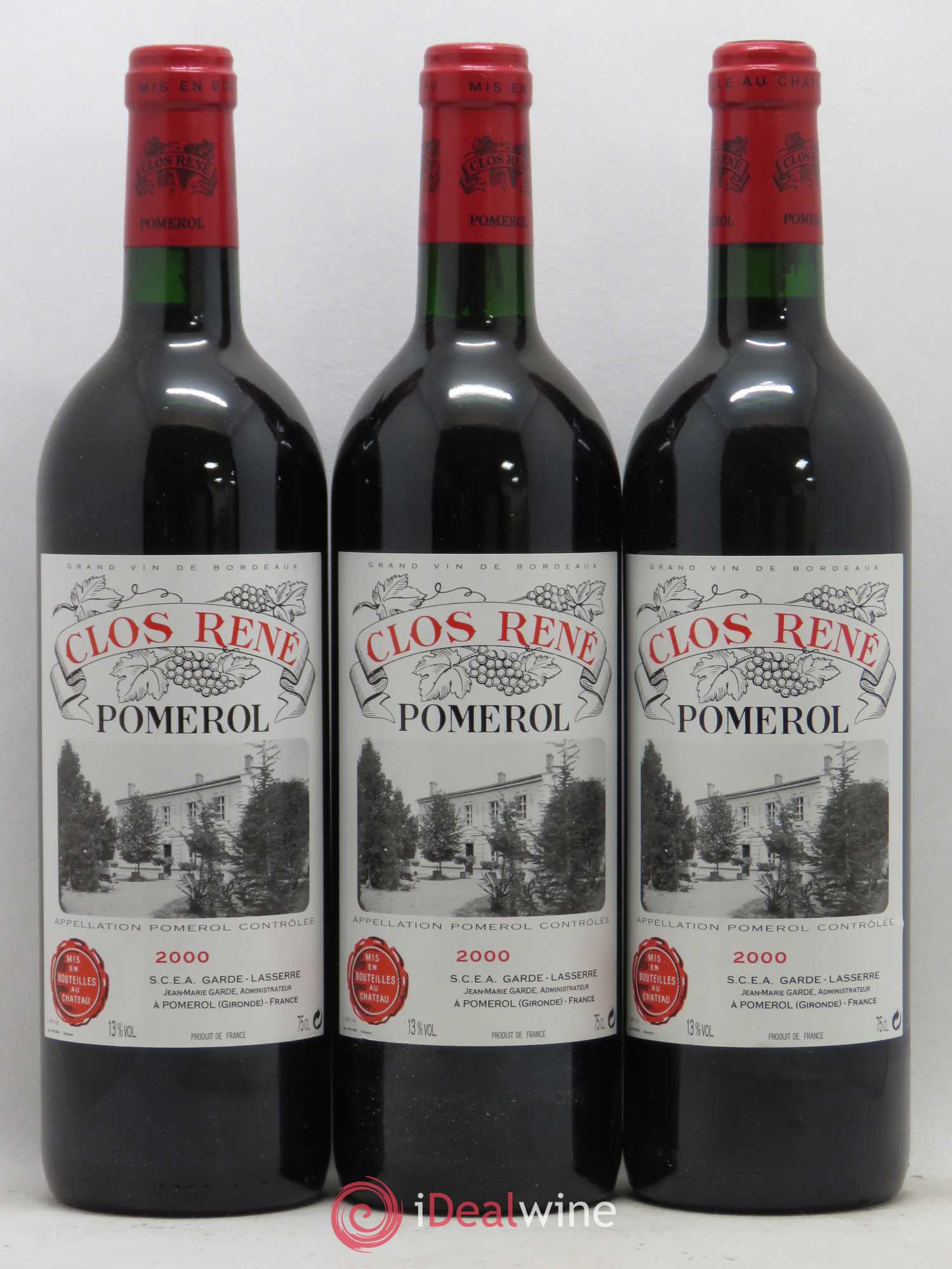 Clos René 2000 - Lot of 6 bottles - 1