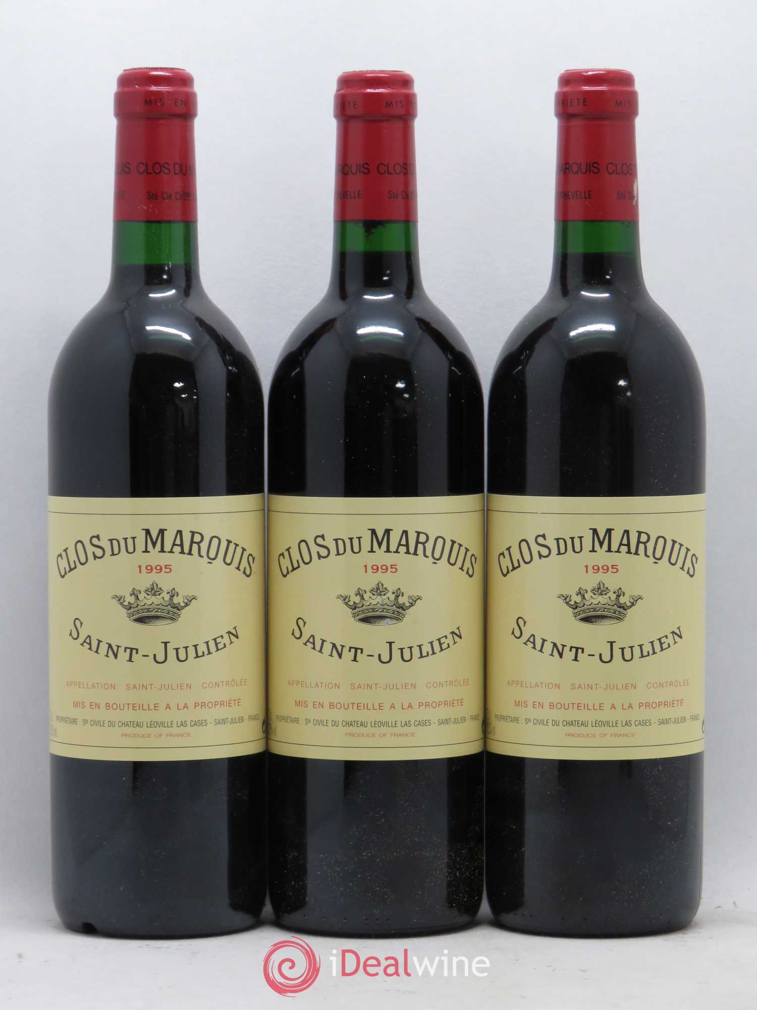 Clos du Marquis 1995 - Lot de 6 bouteilles - 1