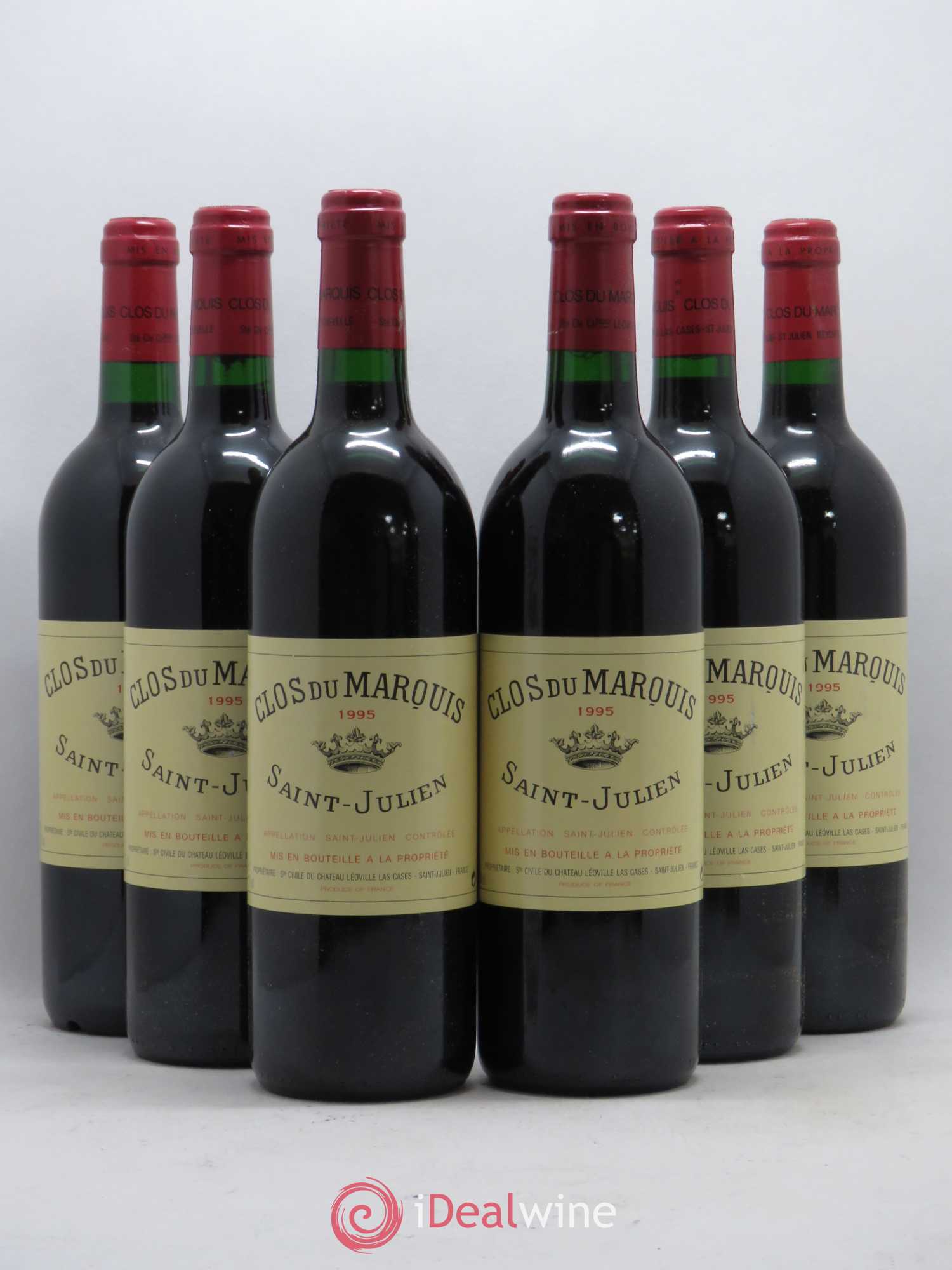 Clos du Marquis 1995 - Lot de 6 bouteilles - 0