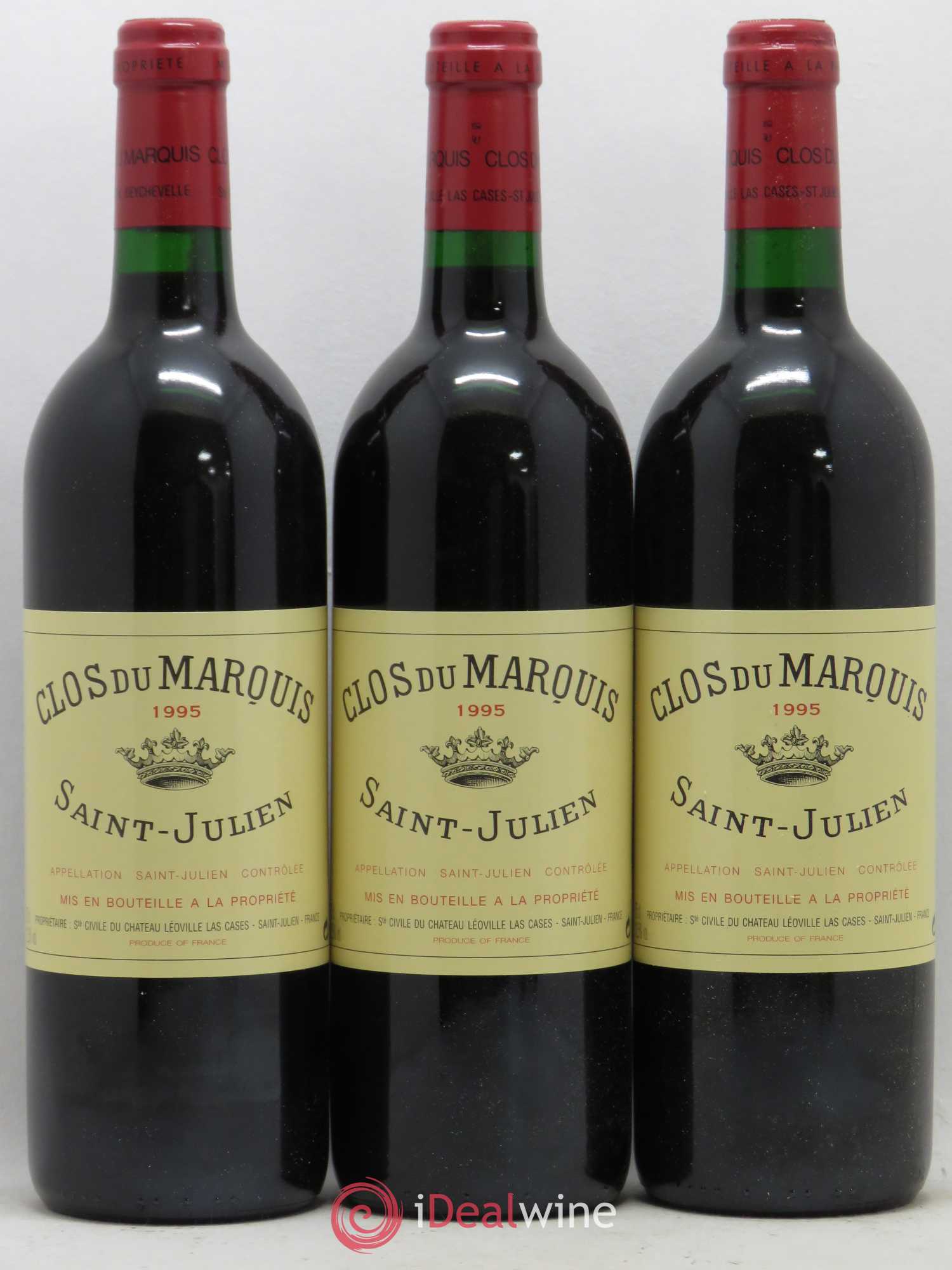 Clos du Marquis 1995 - Lot de 6 bouteilles - 1