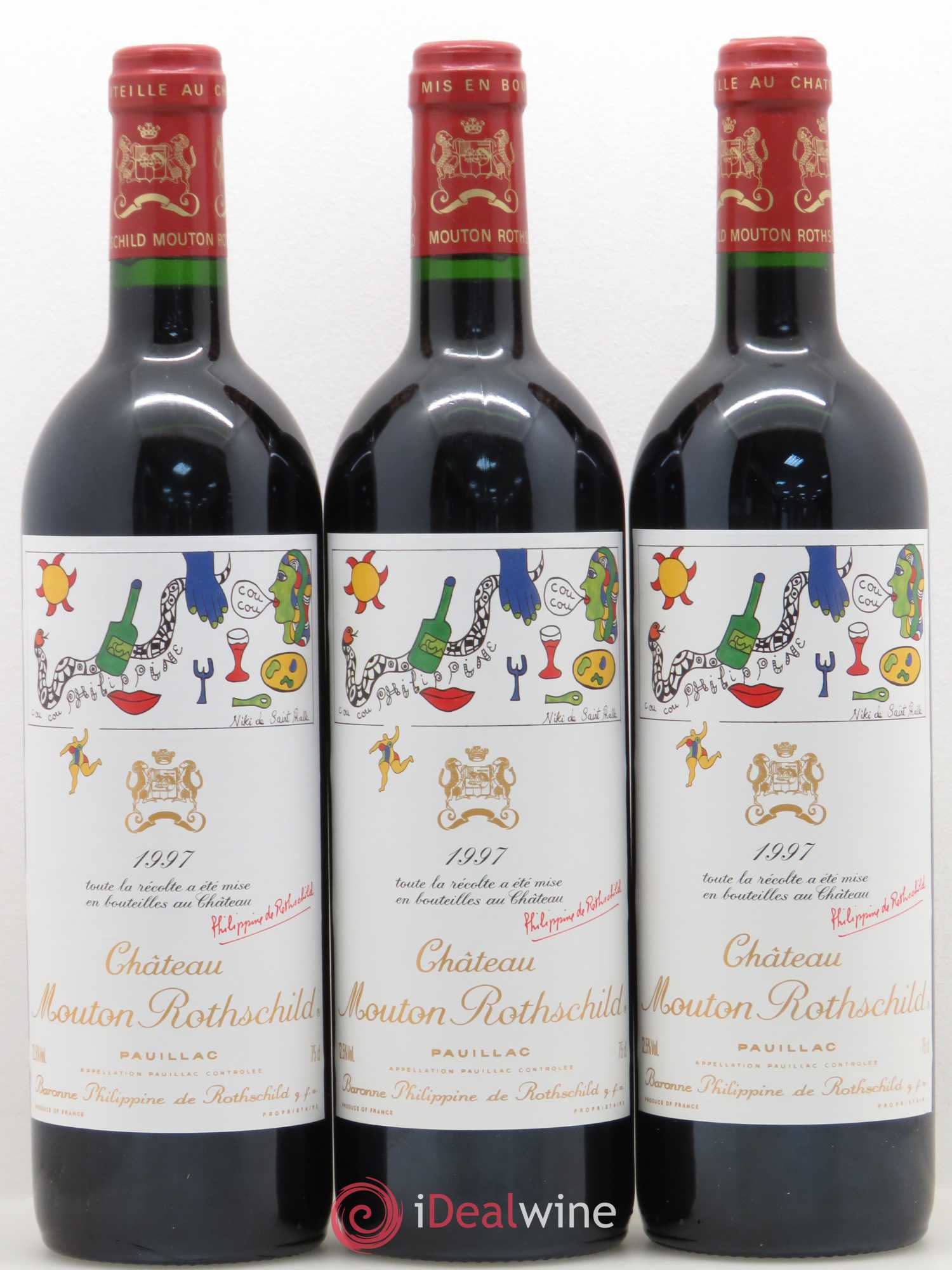 Château Mouton Rothschild 1er Grand Cru Classé 1997 - Lot de 12 bouteilles - 5