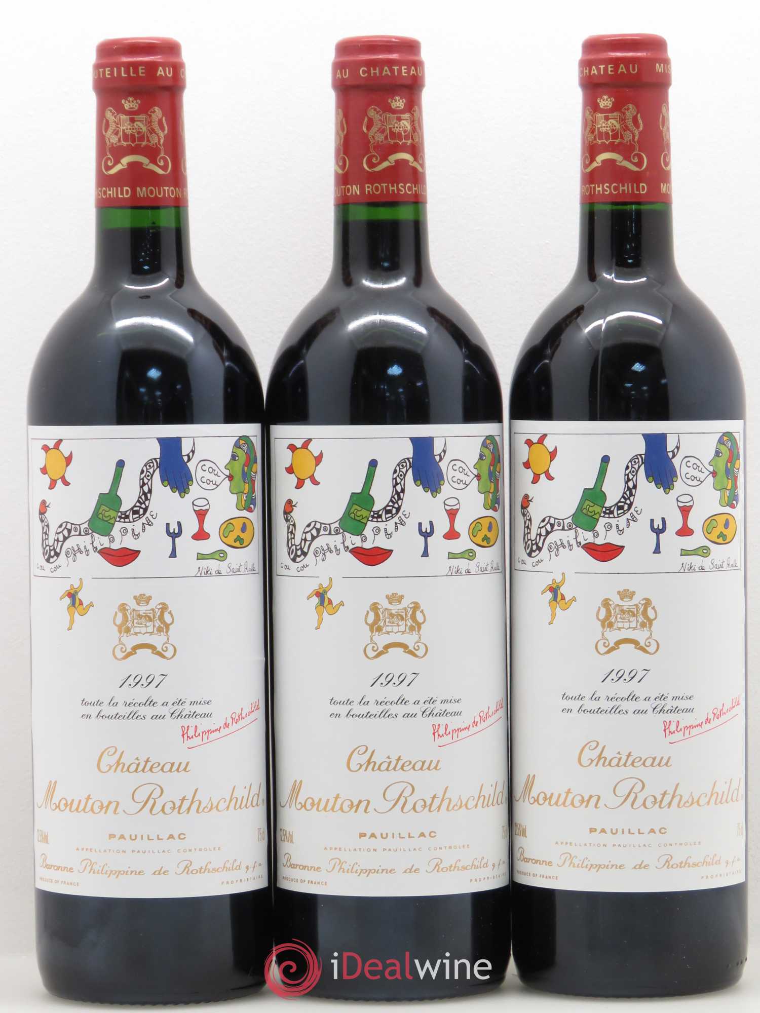 Château Mouton Rothschild 1er Grand Cru Classé 1997 - Lot de 12 bouteilles - 7