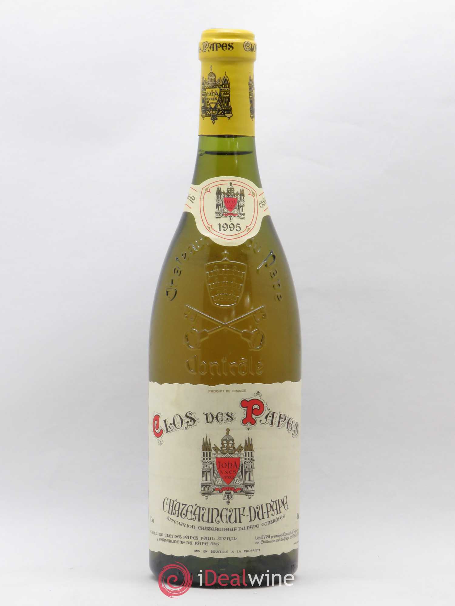 Châteauneuf-du-Pape Clos des Papes - Paul Avril 1995 - Lot de 1 bouteille - 0