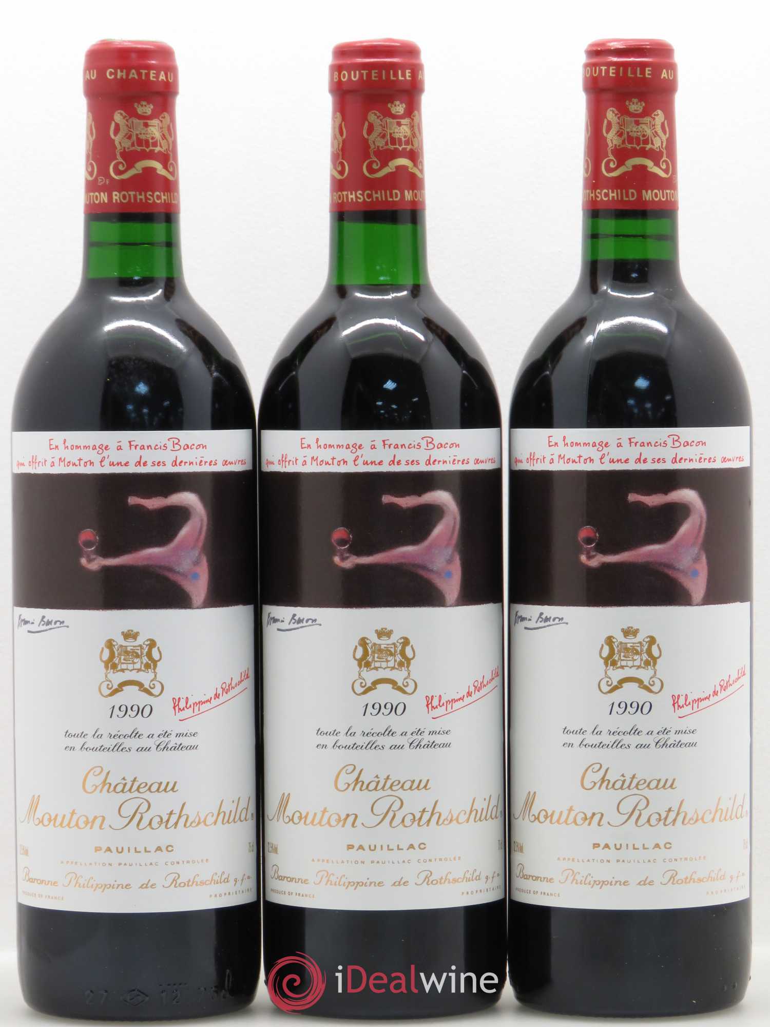 Château Mouton Rothschild 1er Grand Cru Classé 1990 - Lot de 12 bouteilles - 5