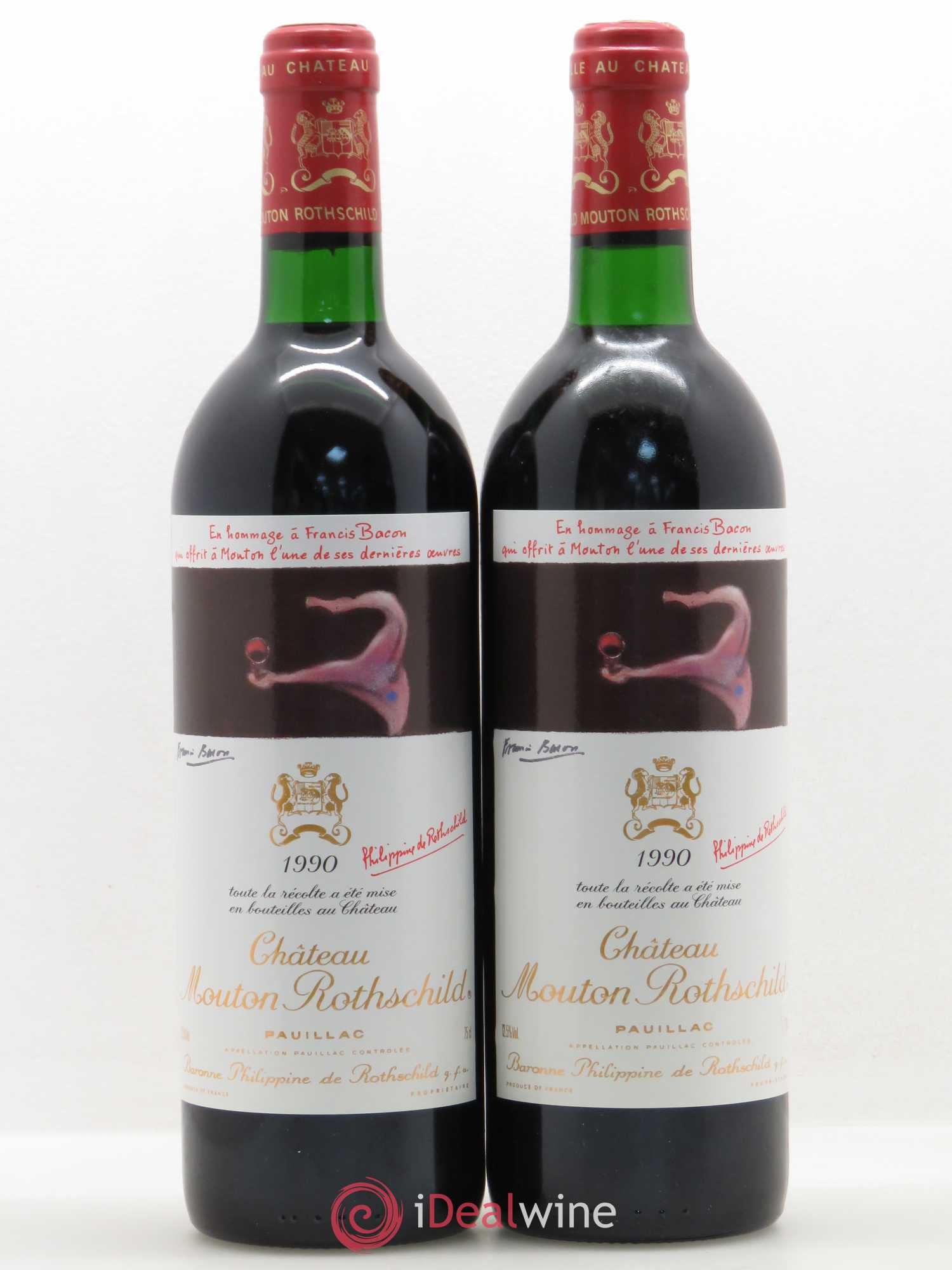 Château Mouton Rothschild 1er Grand Cru Classé 1990 - Lot de 10 bouteilles - 7