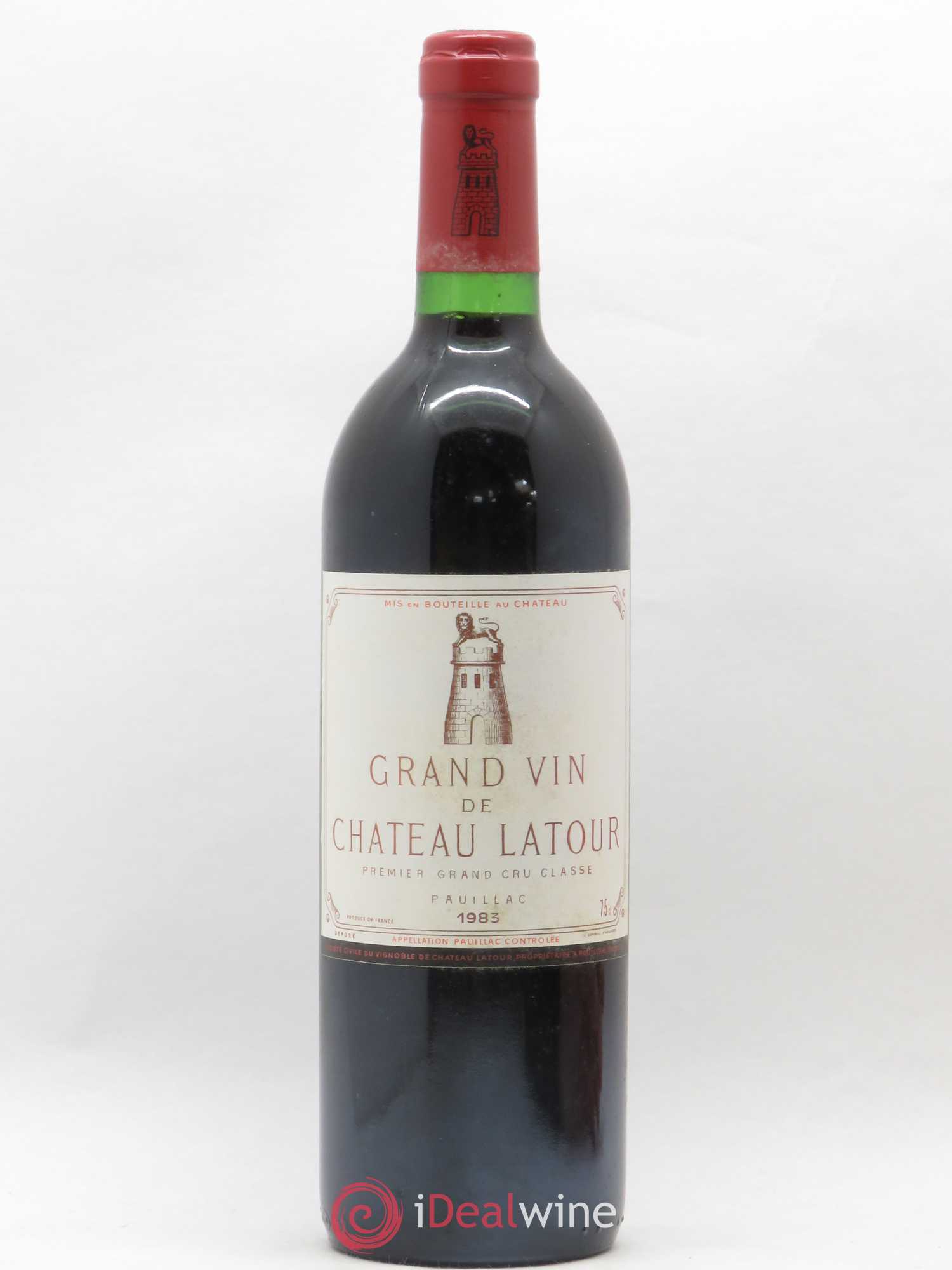 Château Latour 1er Grand Cru Classé 1983 - Lot de 1 bouteille - 0