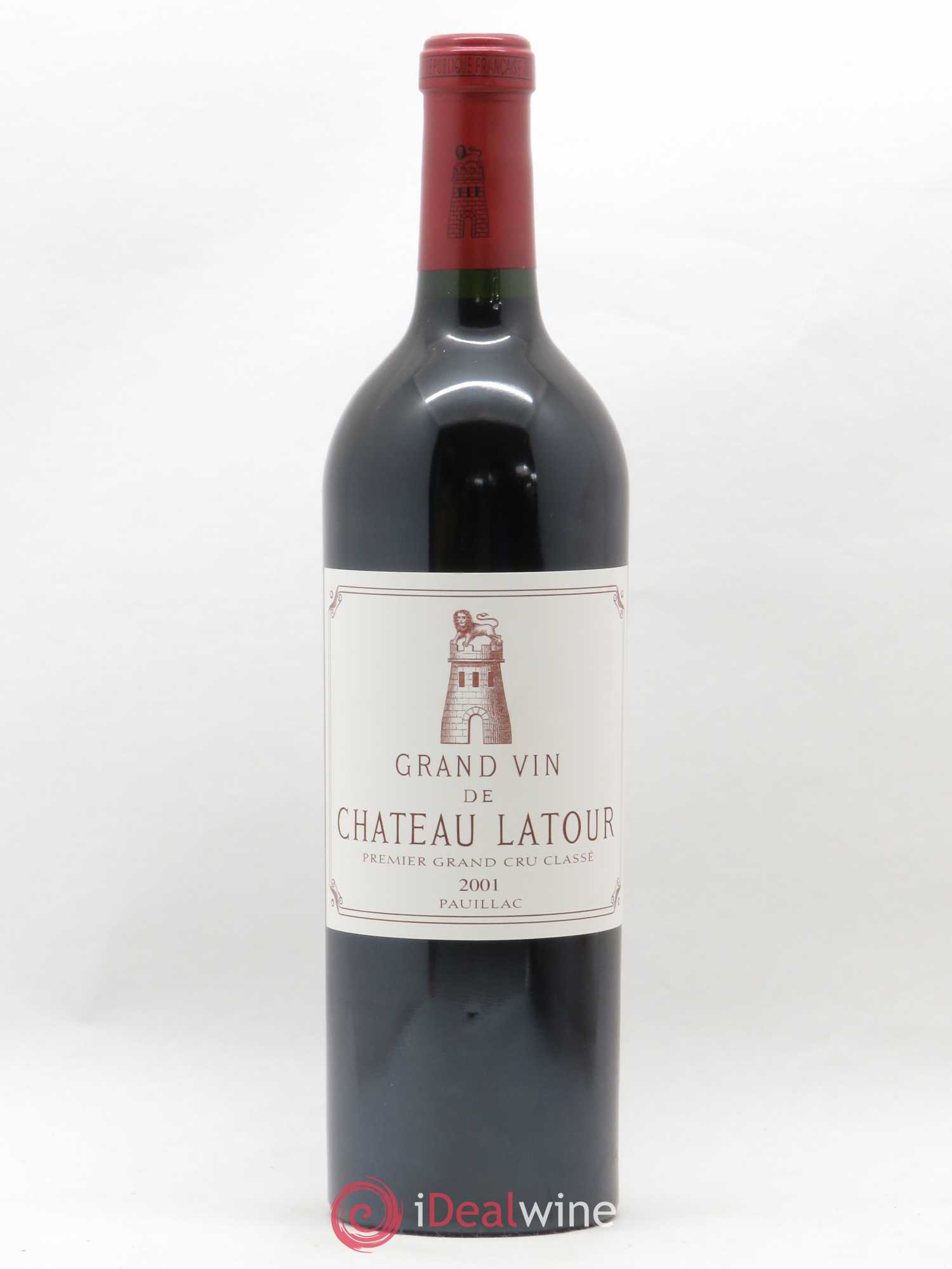 Château Latour 1er Grand Cru Classé 2001 - Lot de 1 bouteille - 0