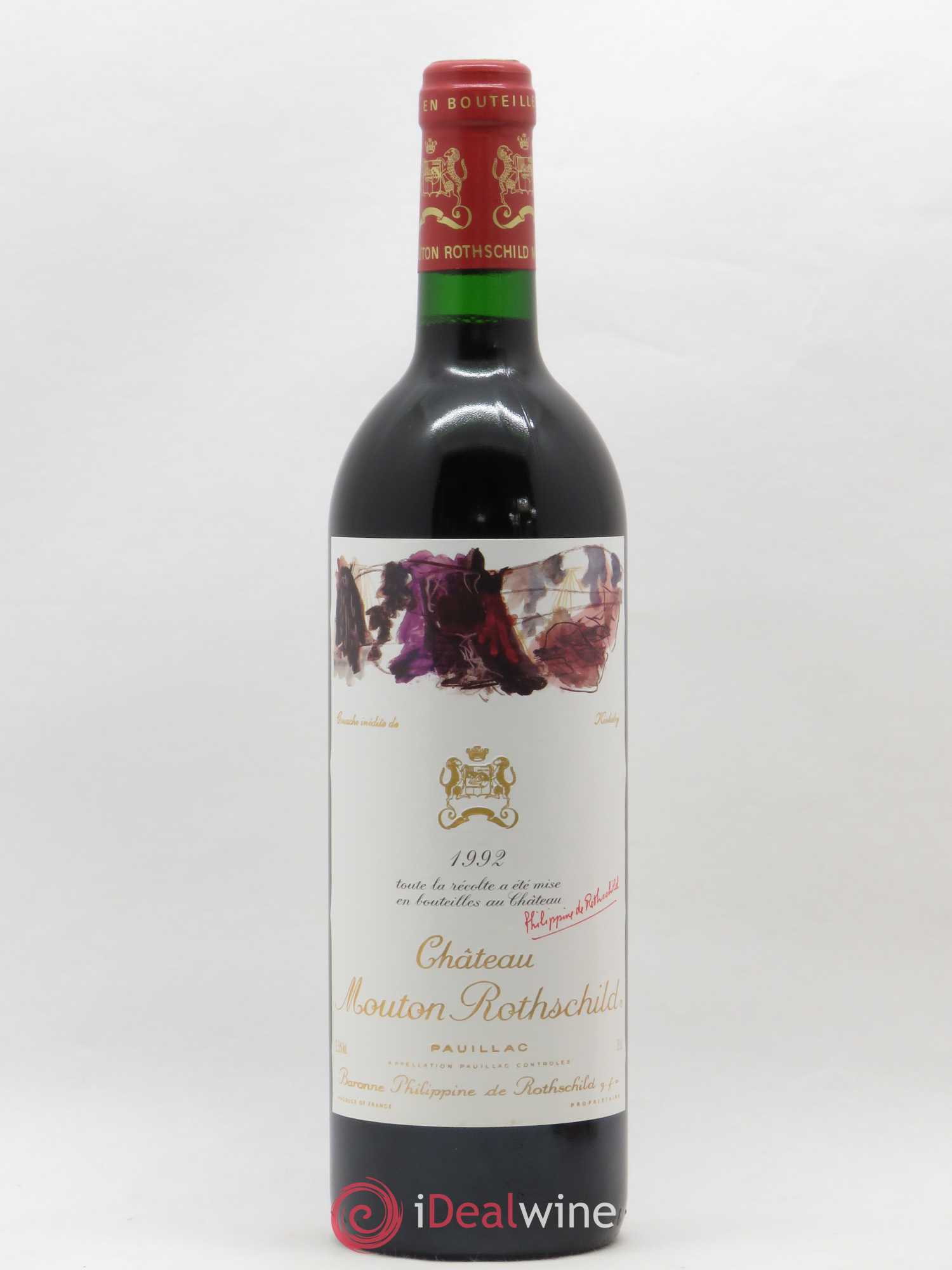 Château Mouton Rothschild 1er Grand Cru Classé 1992 - Lot de 1 bouteille - 0