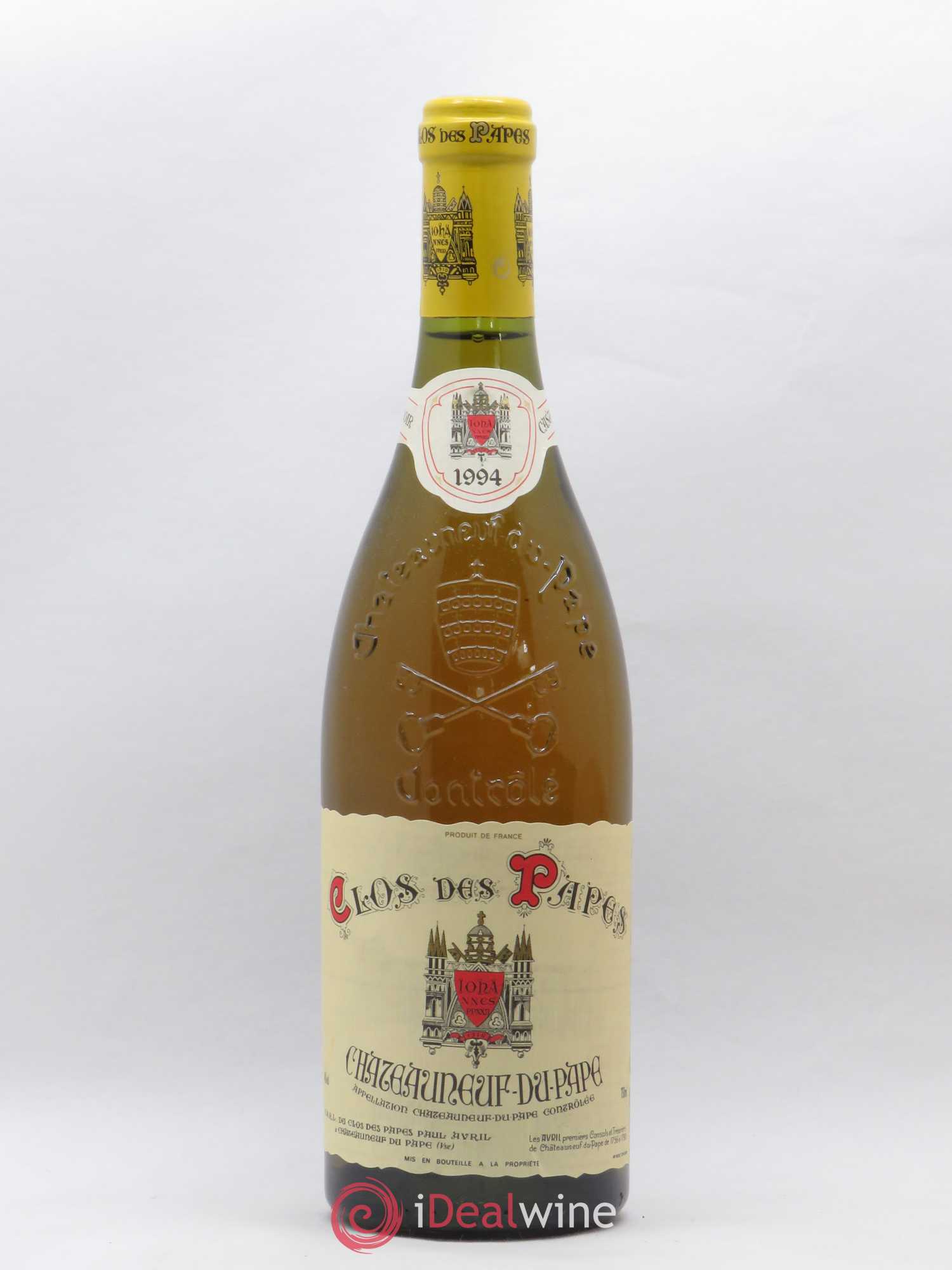 Châteauneuf-du-Pape Clos des Papes - Paul Avril 1994 - Lot de 1 bouteille - 0
