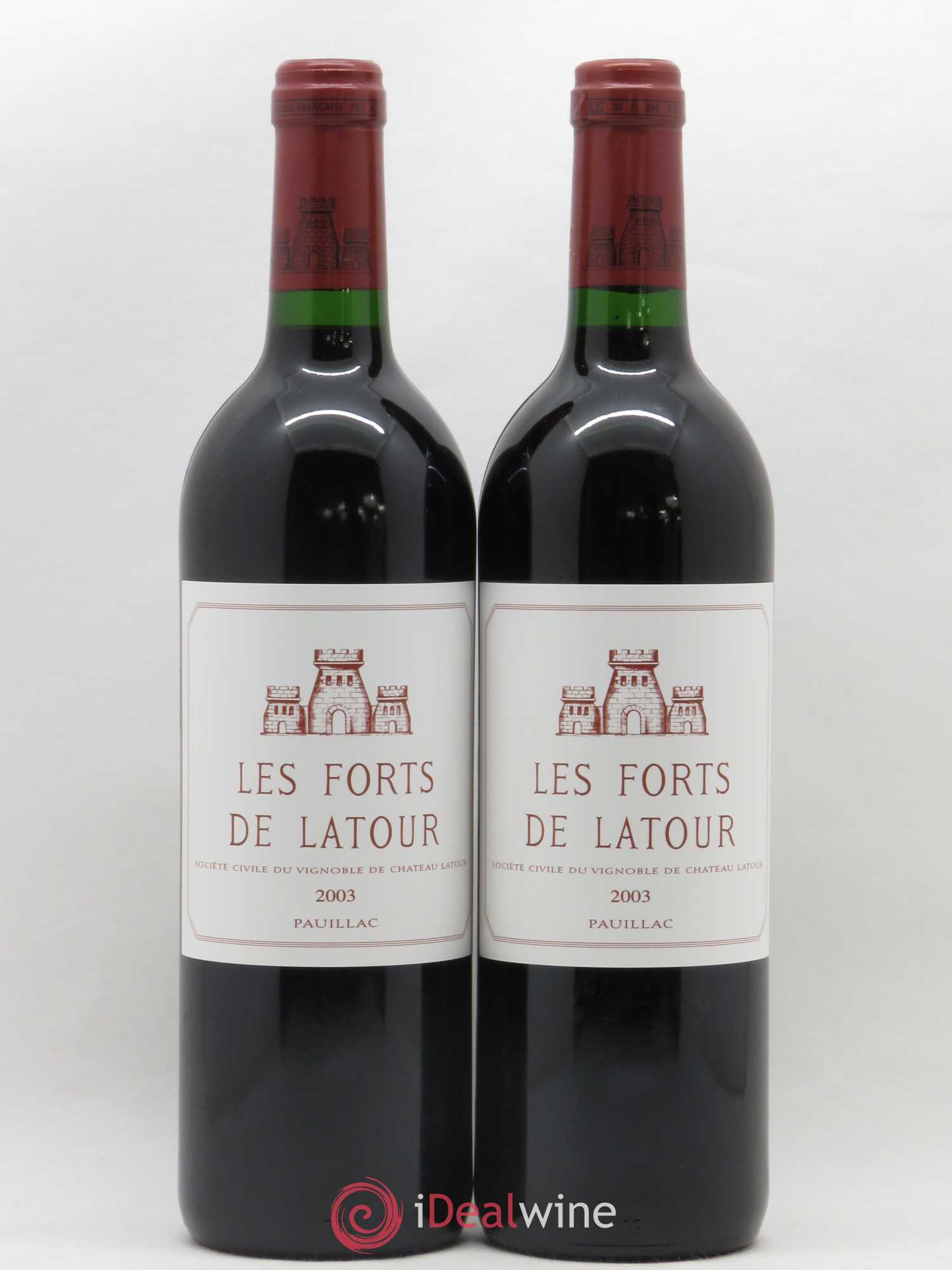 Les Forts de Latour Second Vin 2003 - Lot de 2 bouteilles - 0