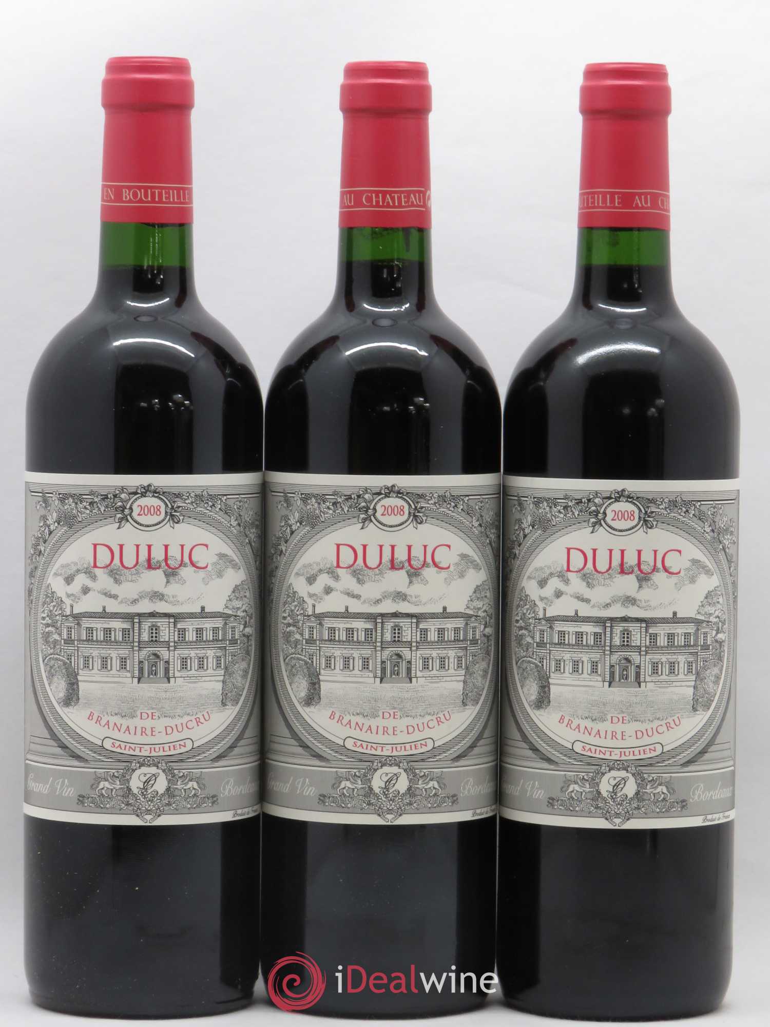 Duluc de Branaire Second Vin 2008 - Lot de 6 bouteilles - 2