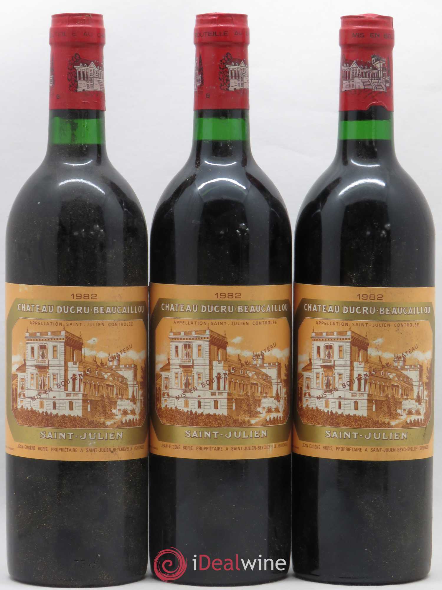 Château Ducru Beaucaillou 2ème Grand Cru Classé 1982 - Lot de 3 bouteilles - 0