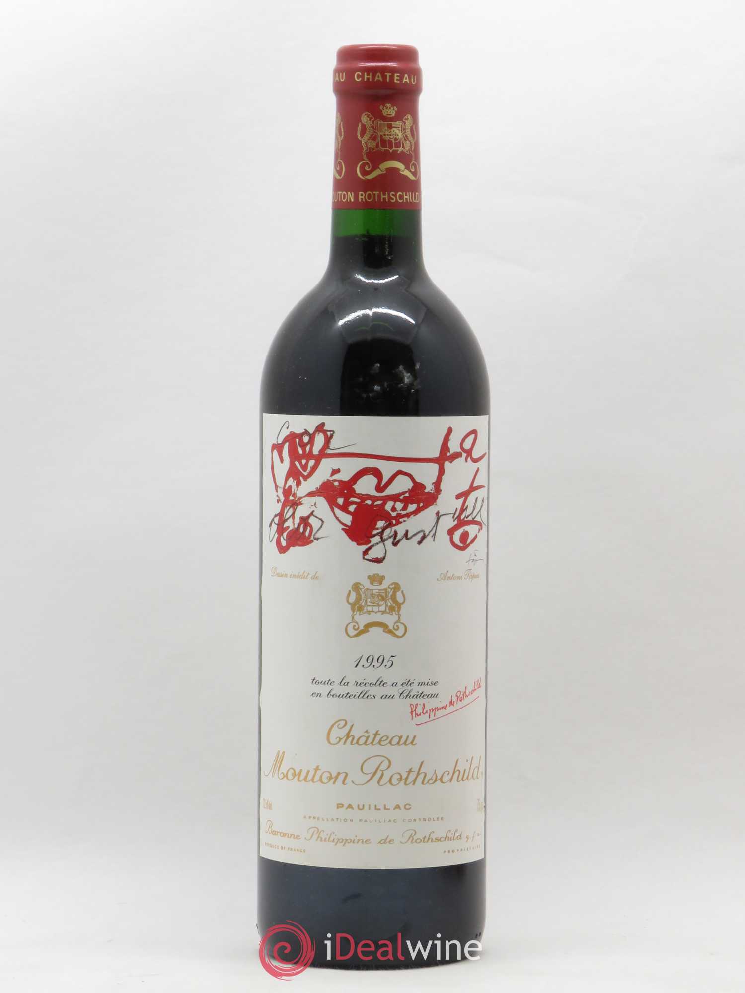 Château Mouton Rothschild 1er Grand Cru Classé 1995 - Lot de 1 bouteille - 0