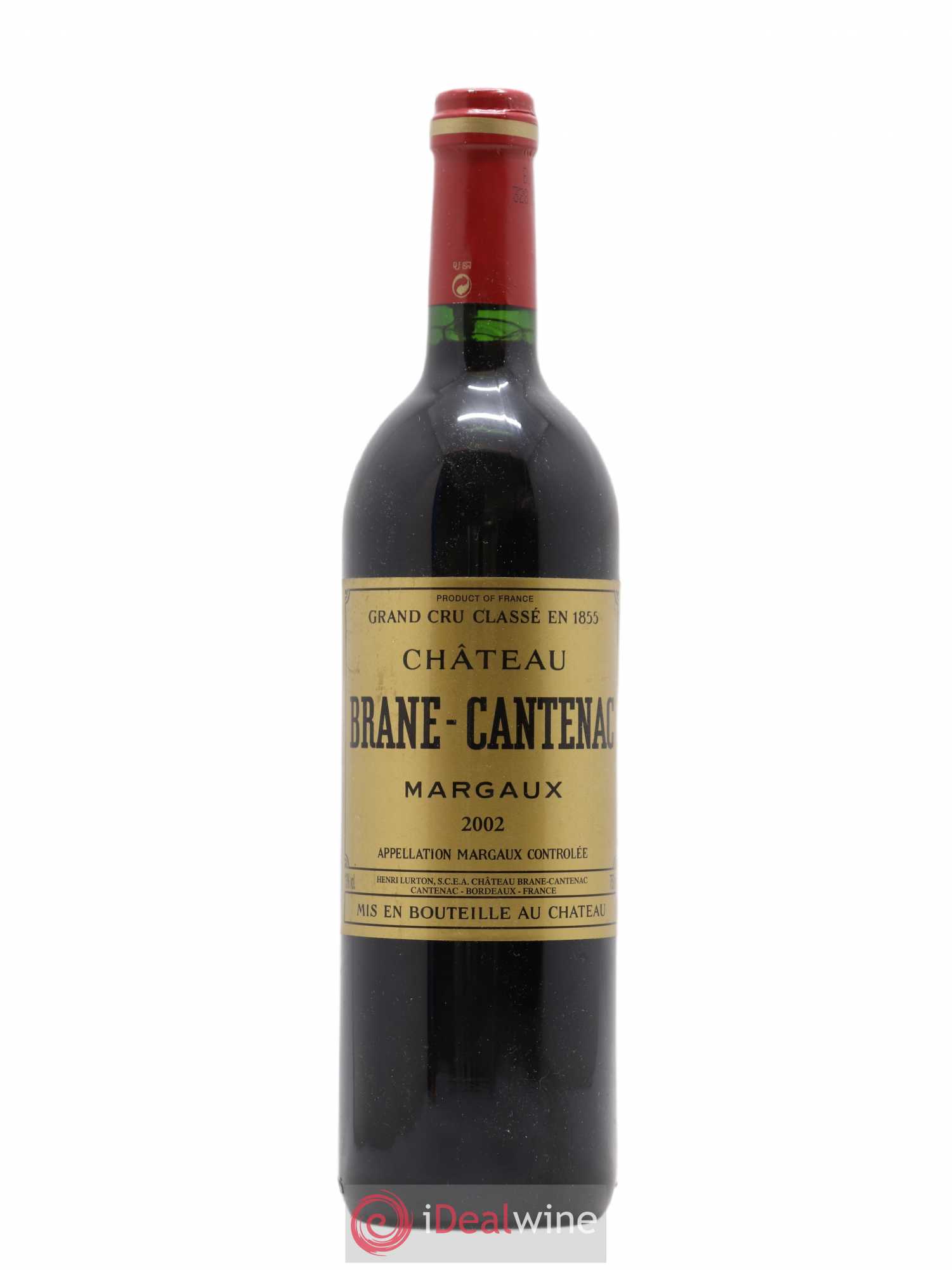 Château Brane Cantenac 2ème Grand Cru Classé 2002 - Lot de 1 bouteille - 0