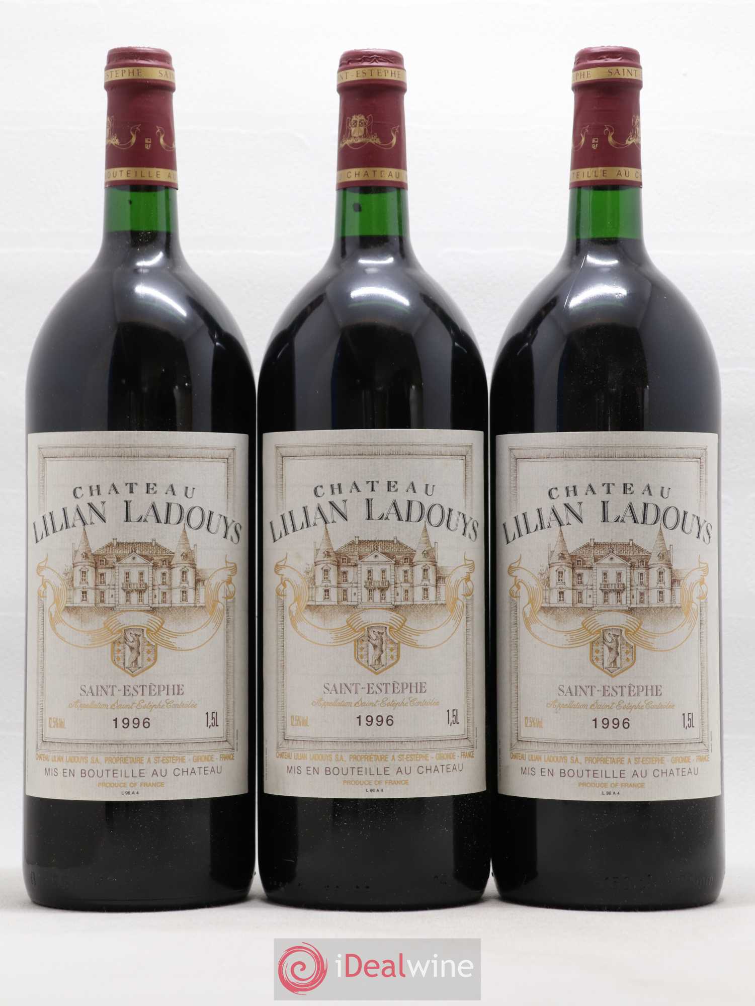 Château Lilian Ladouys Cru Bourgeois 1996 - Lot de 6 magnums - 2
