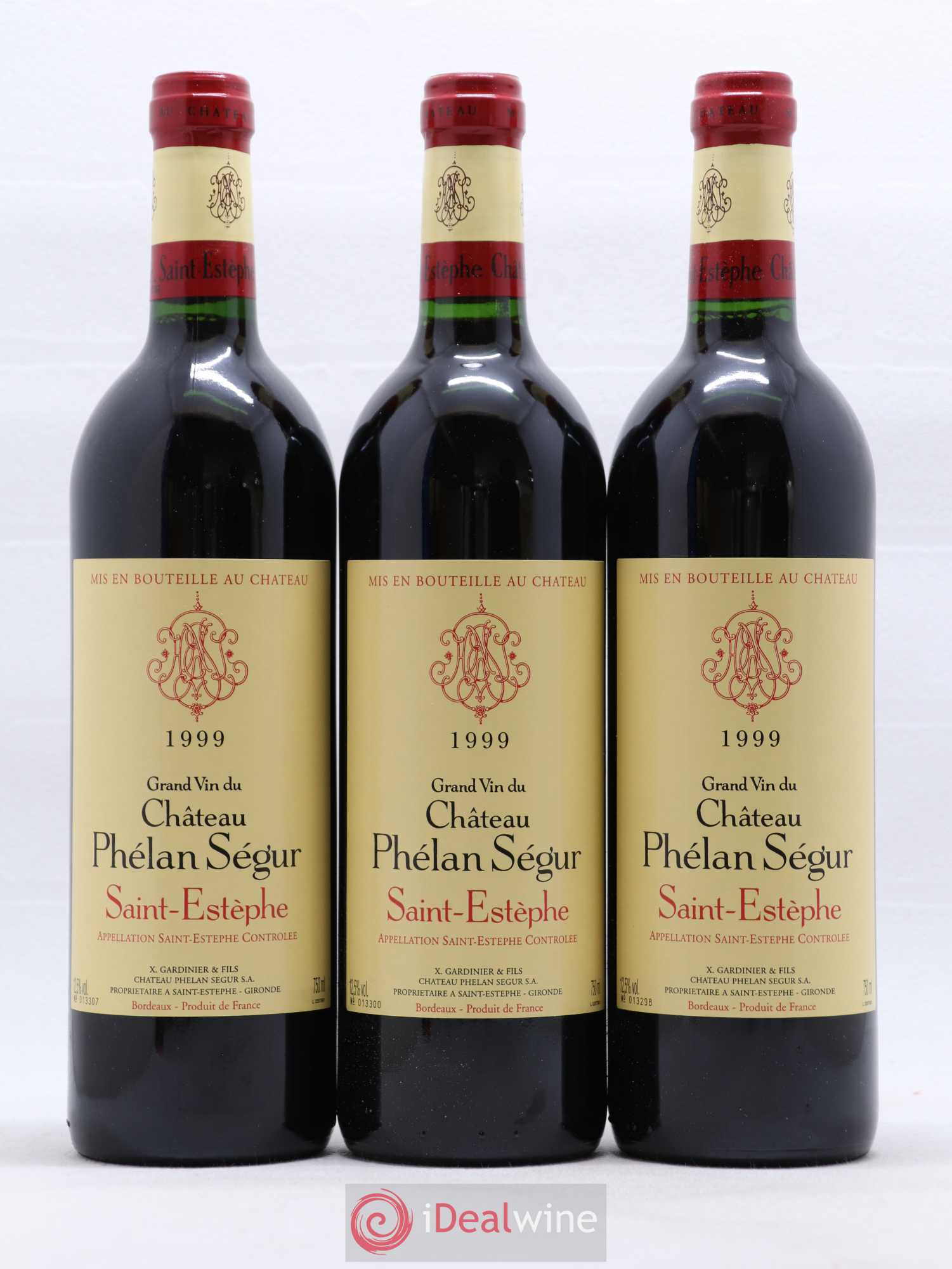 Château Phélan Ségur 1999 - Lot de 6 bouteilles - 1
