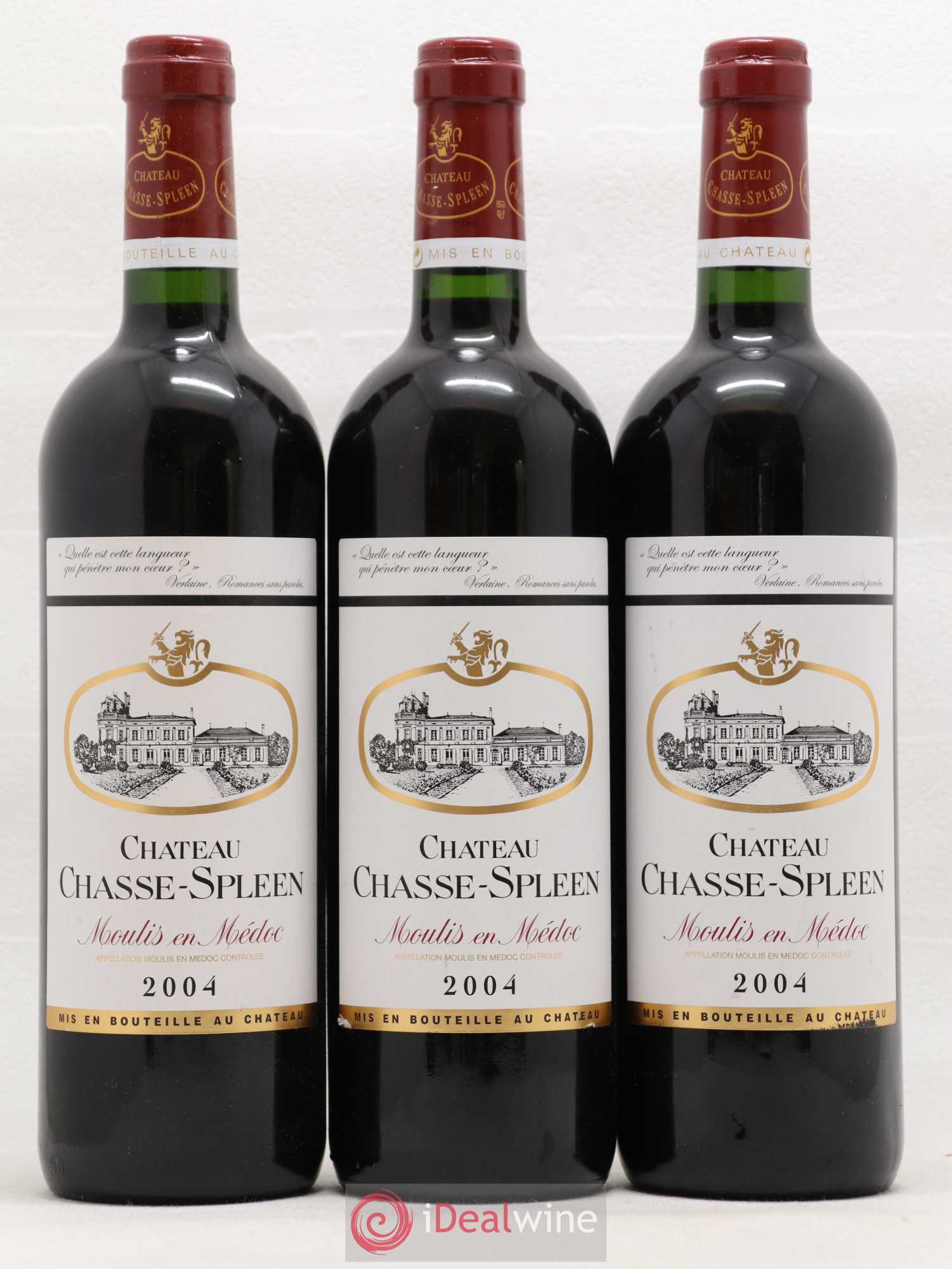 Château Chasse Spleen 2004 - Lot de 6 bouteilles - 1