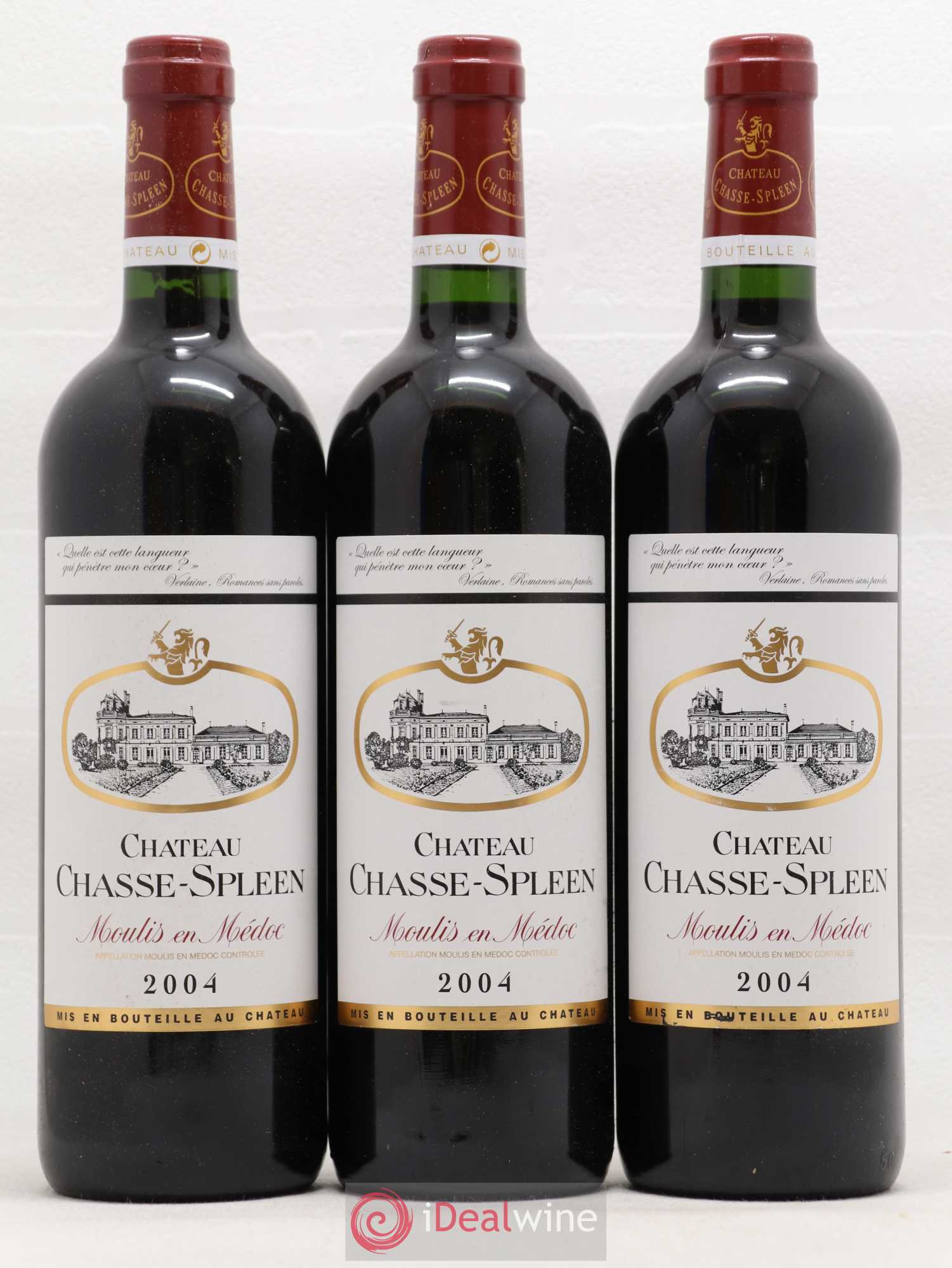 Château Chasse Spleen 2004 - Lot de 6 bouteilles - 2