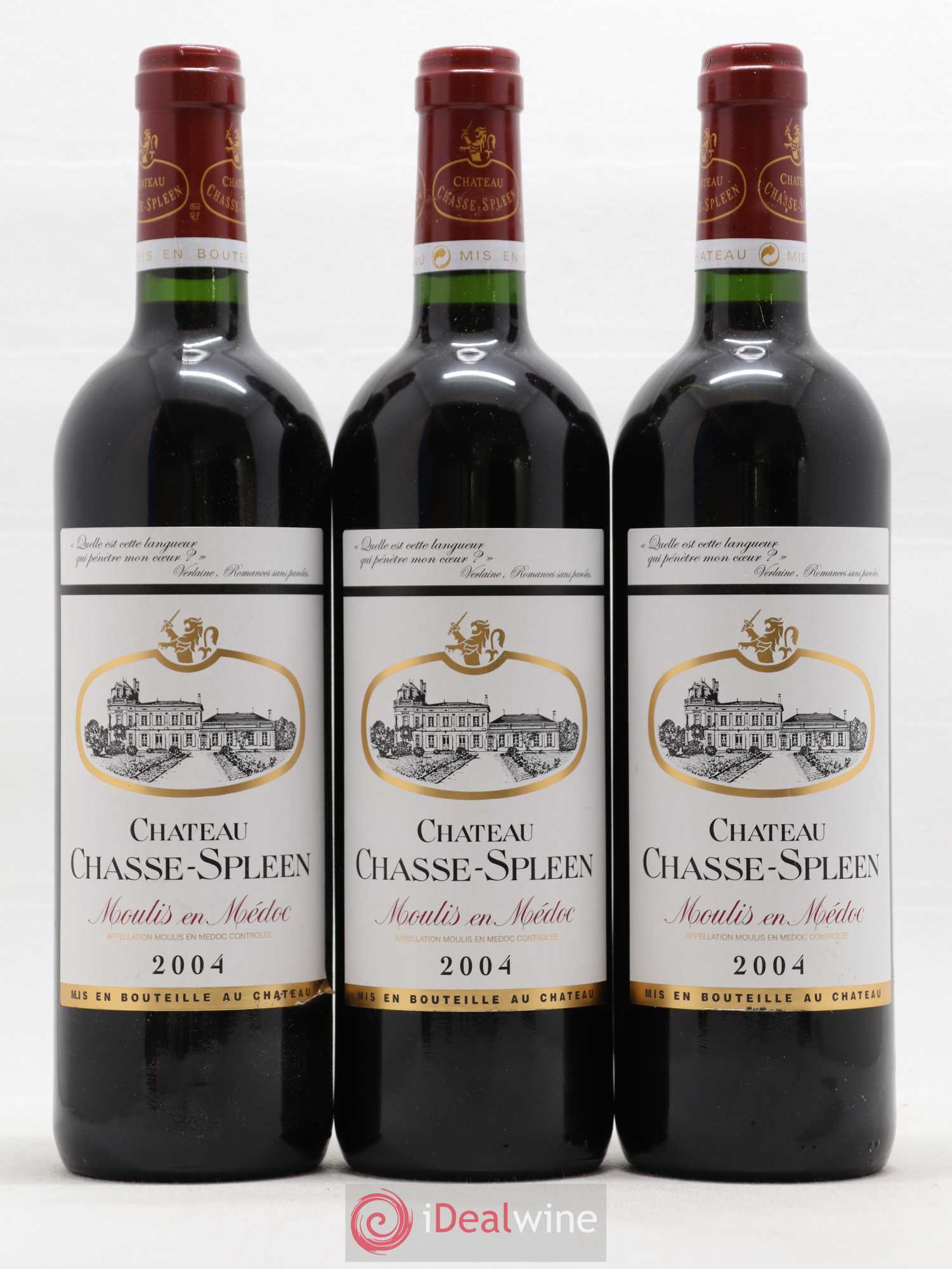 Château Chasse Spleen 2004 - Lot de 6 bouteilles - 2