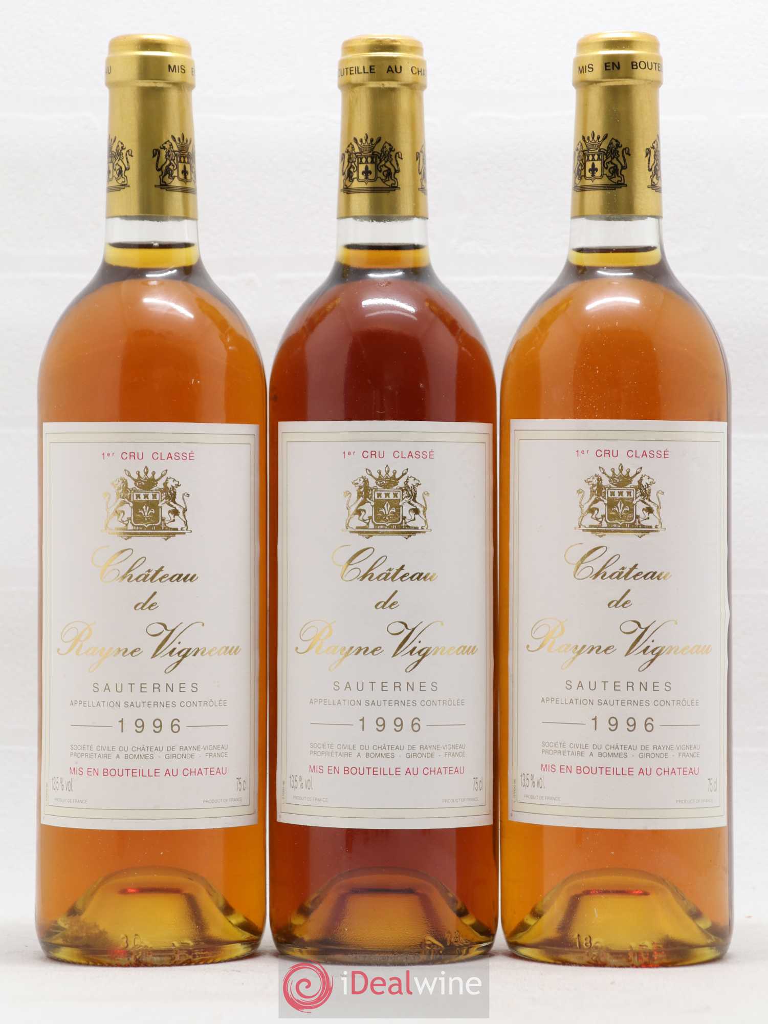 Château de Rayne Vigneau 1er Grand Cru Classé 1996 - Lotto di 6 bottiglie - 2