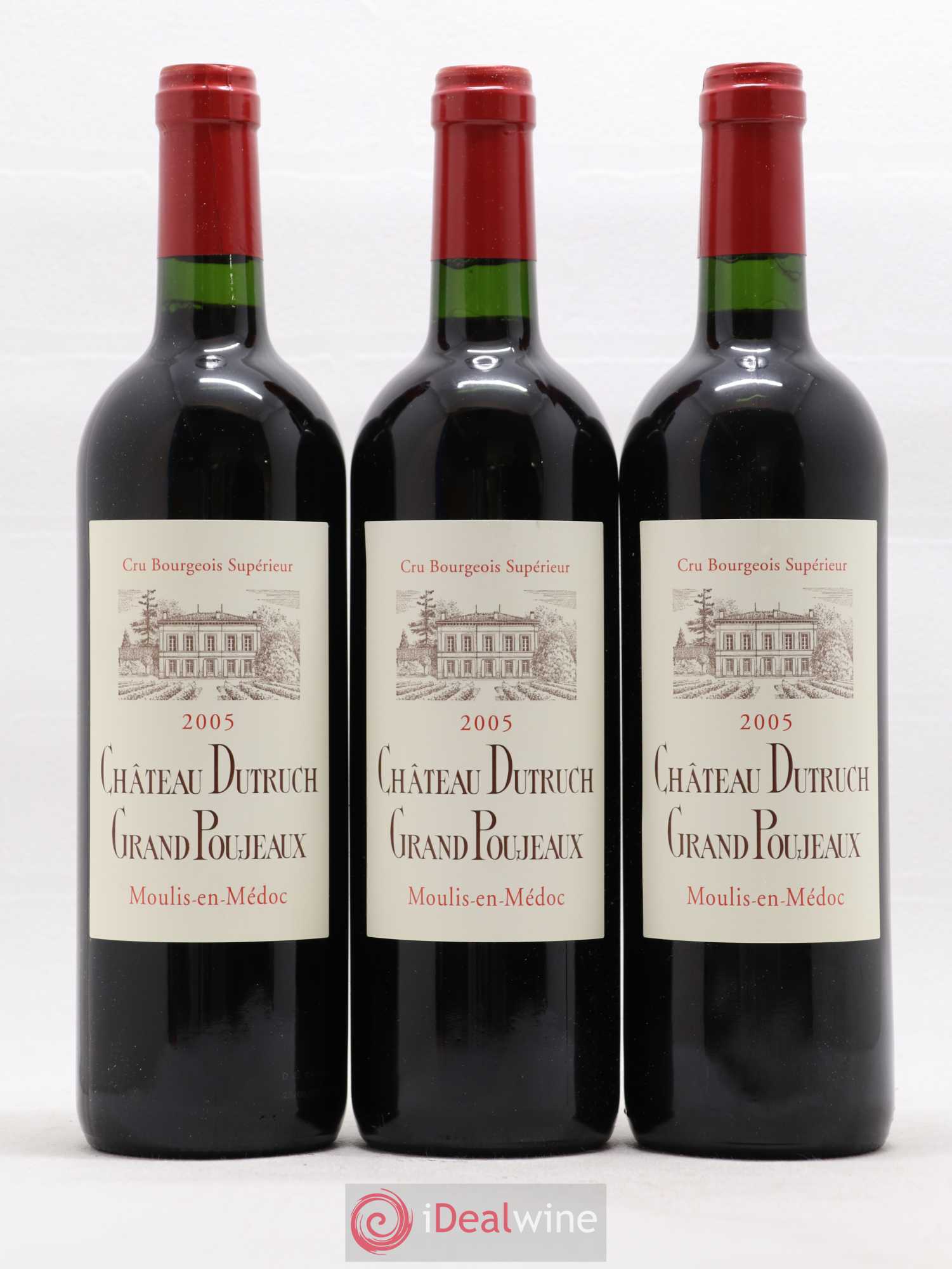 Château Dutruch Grand Poujeaux Cru Bourgeois 2005 - Lot de 6 bouteilles - 2